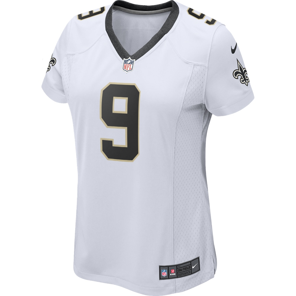 Drew Brees New Orleans Saints Women's Game Player Jersey - White