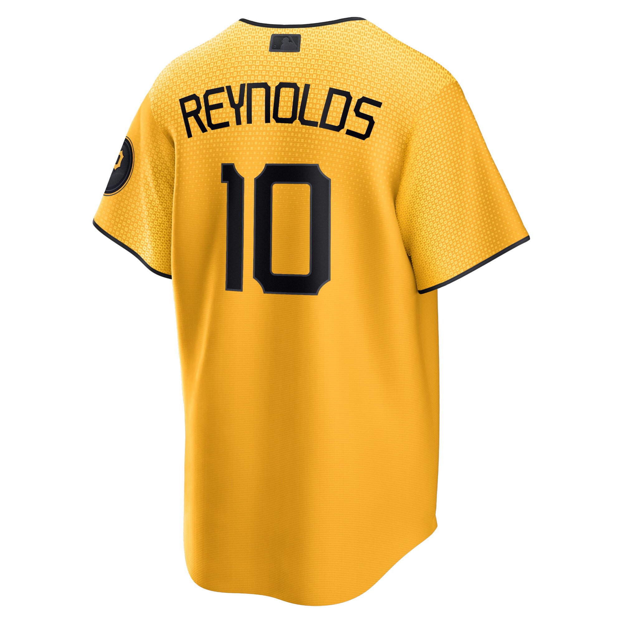 Bryan Reynolds Pittsburgh Pirates2023 City Connect Replica Player Jersey - Gold