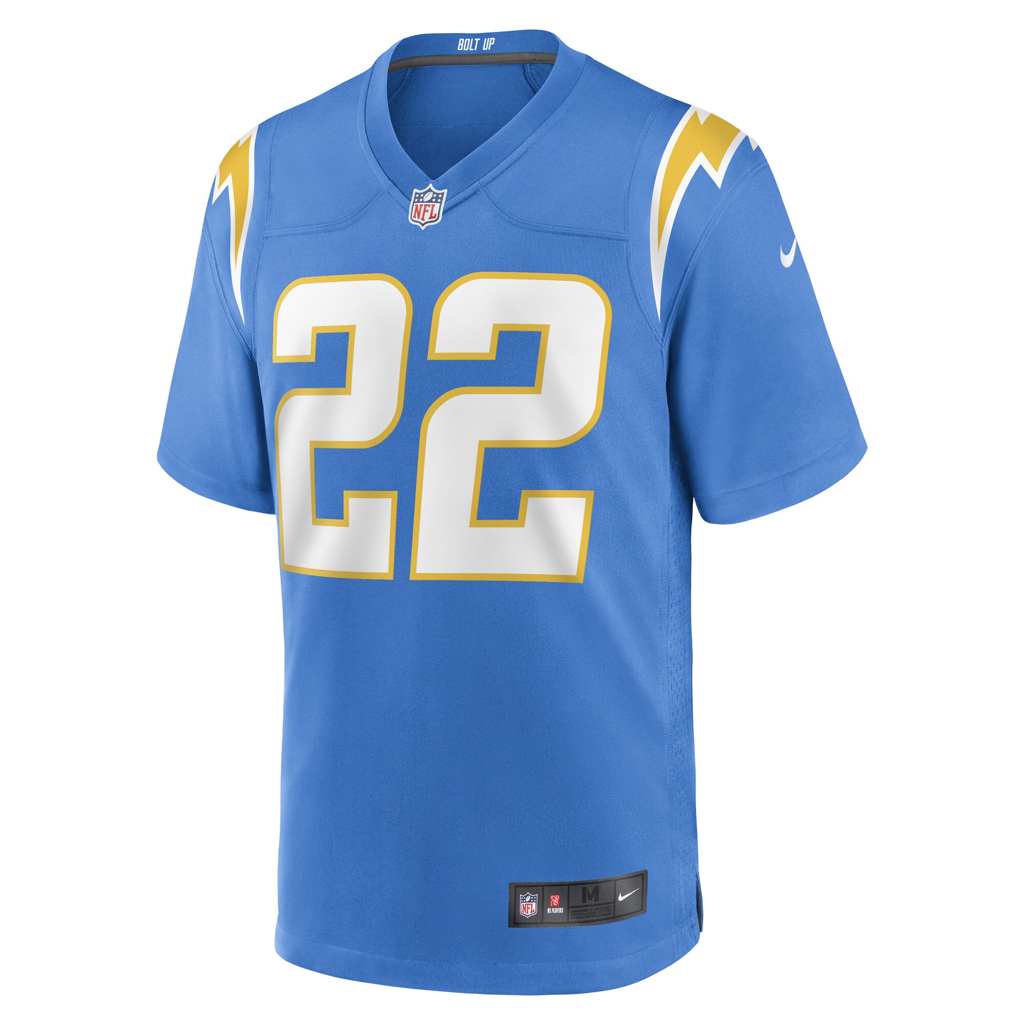 JT Woods Los Angeles ChargersGame Player Jersey - Powder Blue