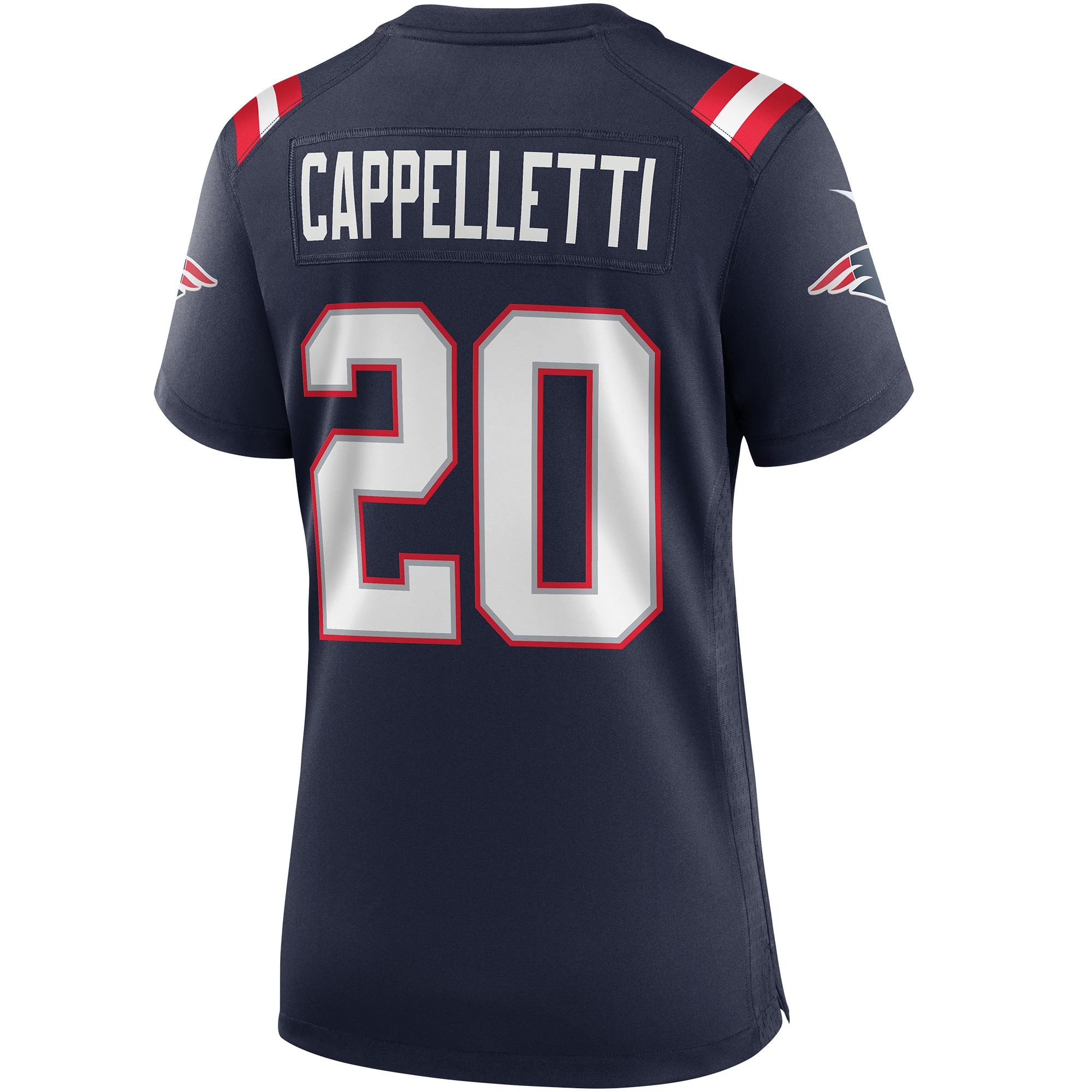 Gino Cappelletti New England Patriots Women's Game Retired Player Jersey - Navy