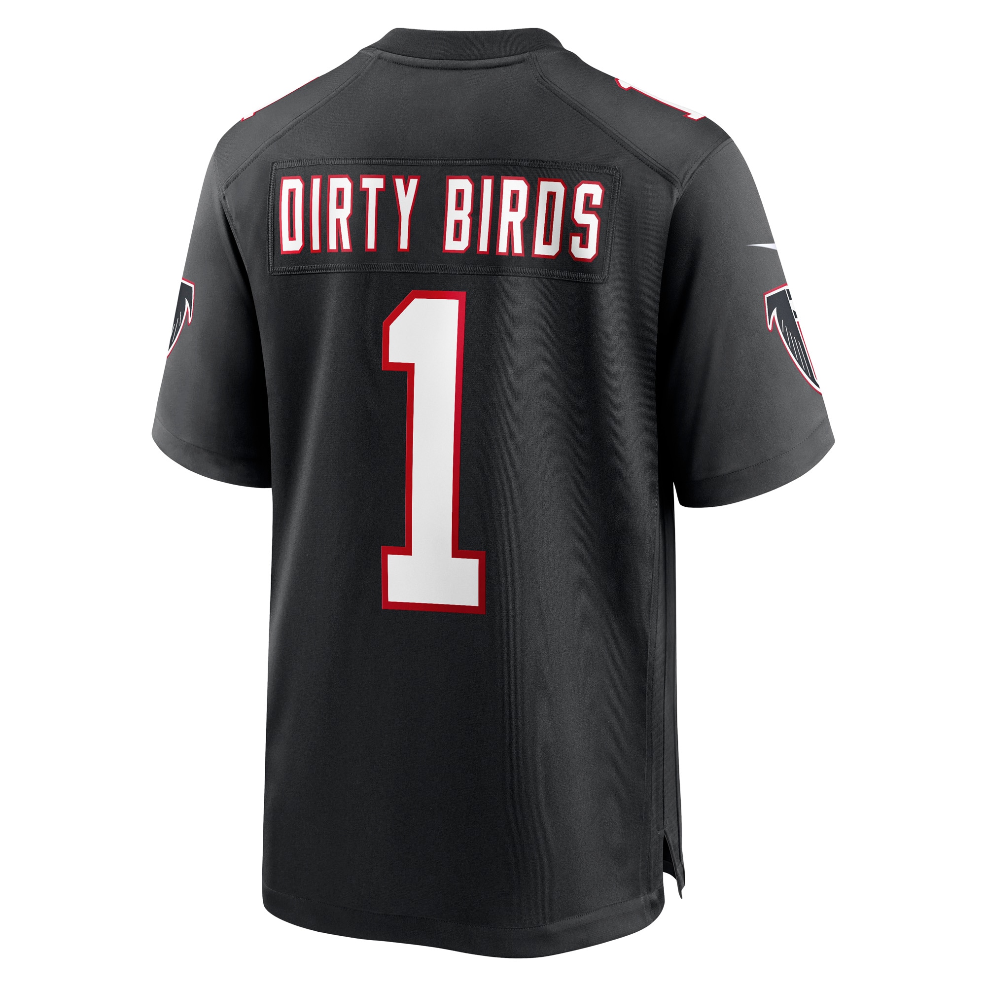 Dirty Birds Atlanta FalconsThrowback Game Jersey - Black
