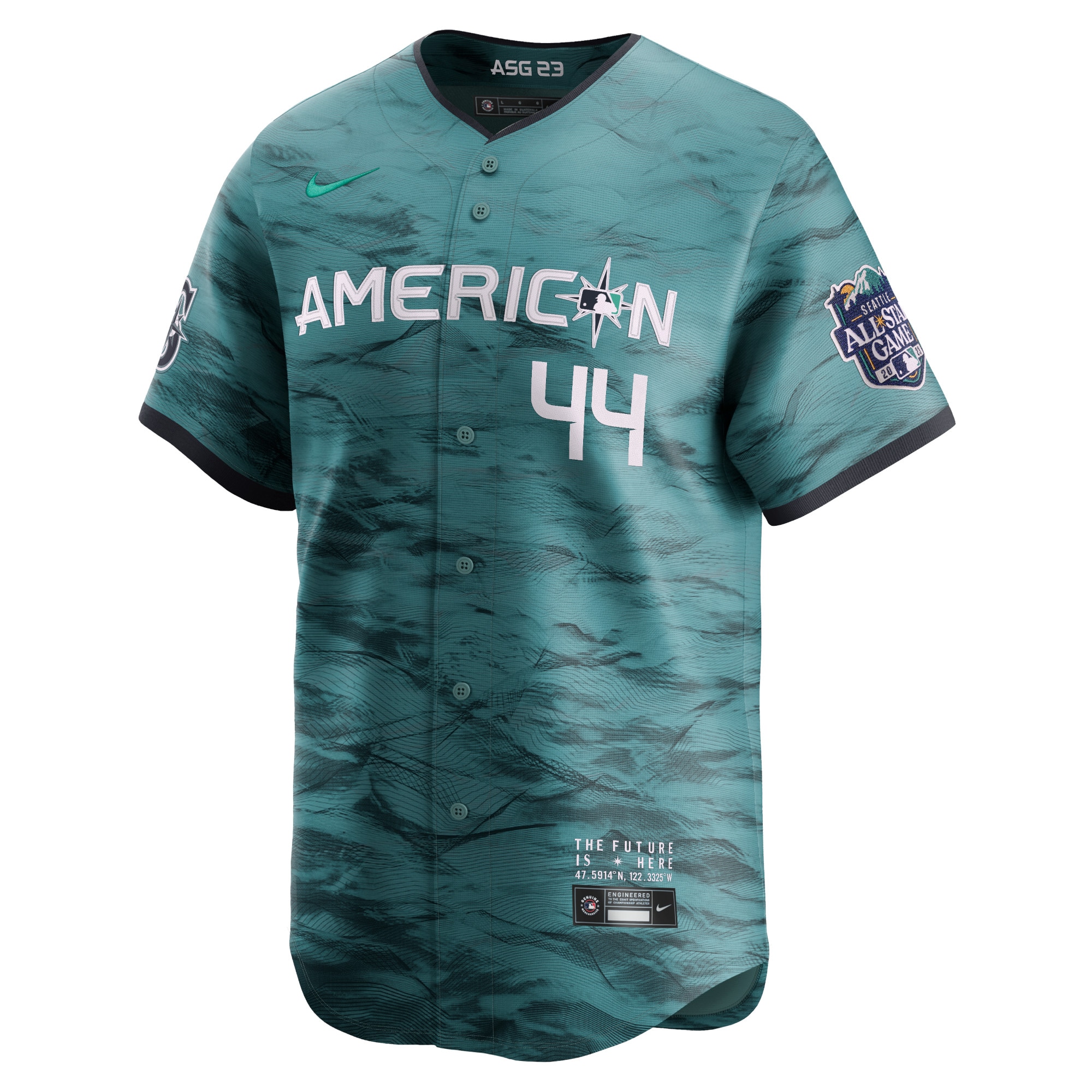 Julio Rodriguez American League2023 MLB All-Star Game Limited Player Jersey - Teal
