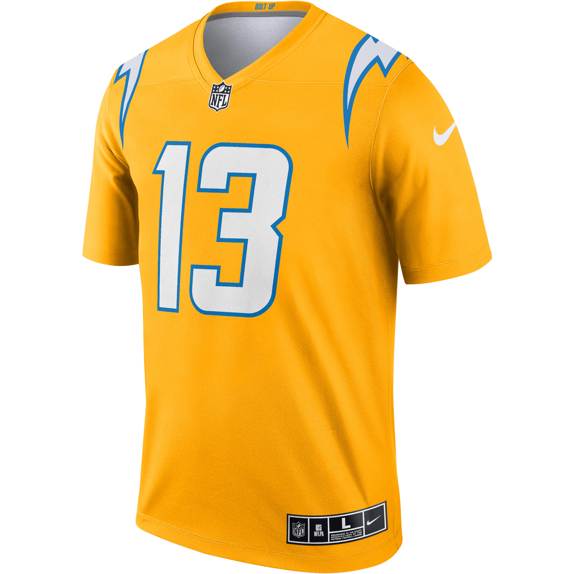 Keenan Allen Los Angeles ChargersInverted Legend Jersey - Gold