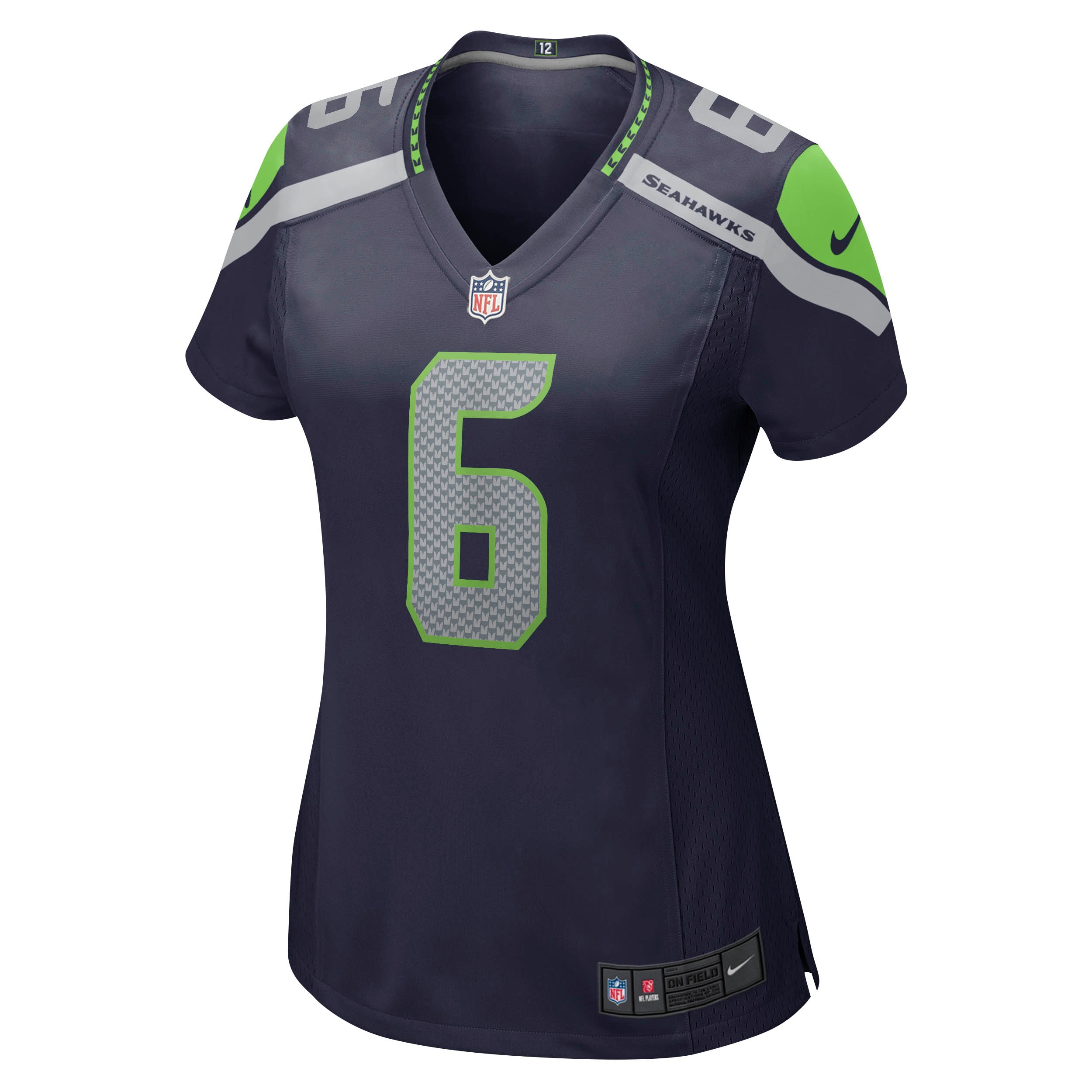 Quandre Diggs Seattle Seahawks Women's Player Game Jersey - College Navy