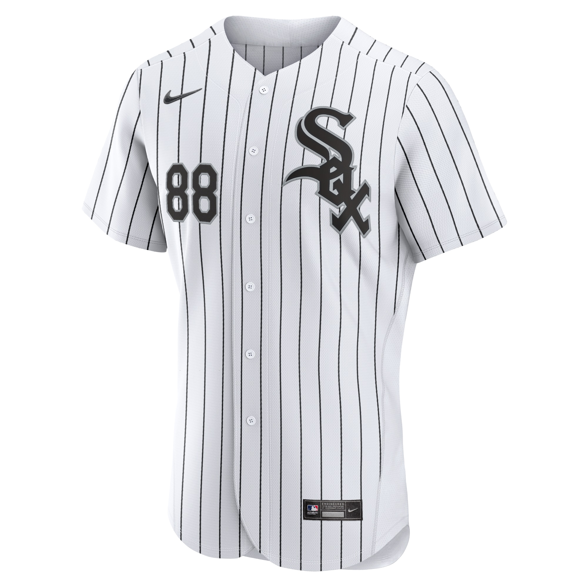 Luis Robert Chicago White SoxHome Authentic Player Jersey - White/Black