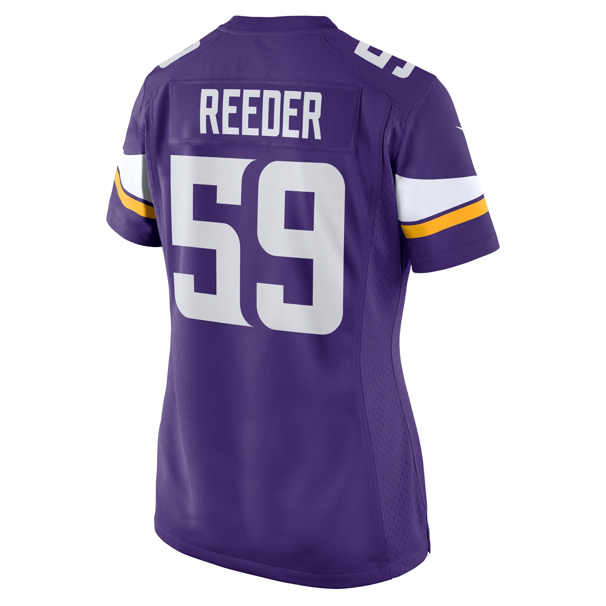 Troy Reeder Minnesota Vikings Women's Game Jersey - Purple