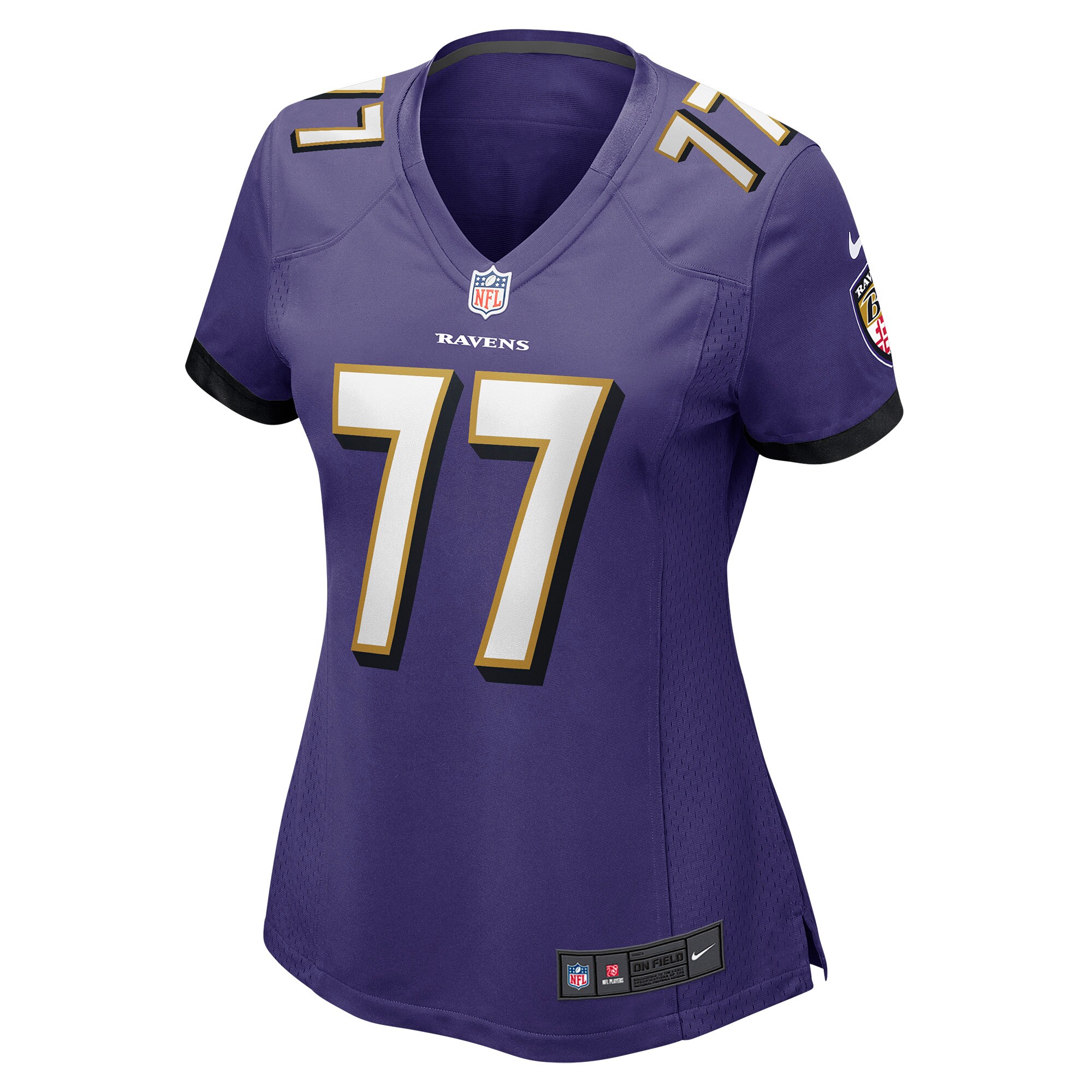 Daniel Faalele Baltimore Ravens Women's Player Game Jersey - Purple