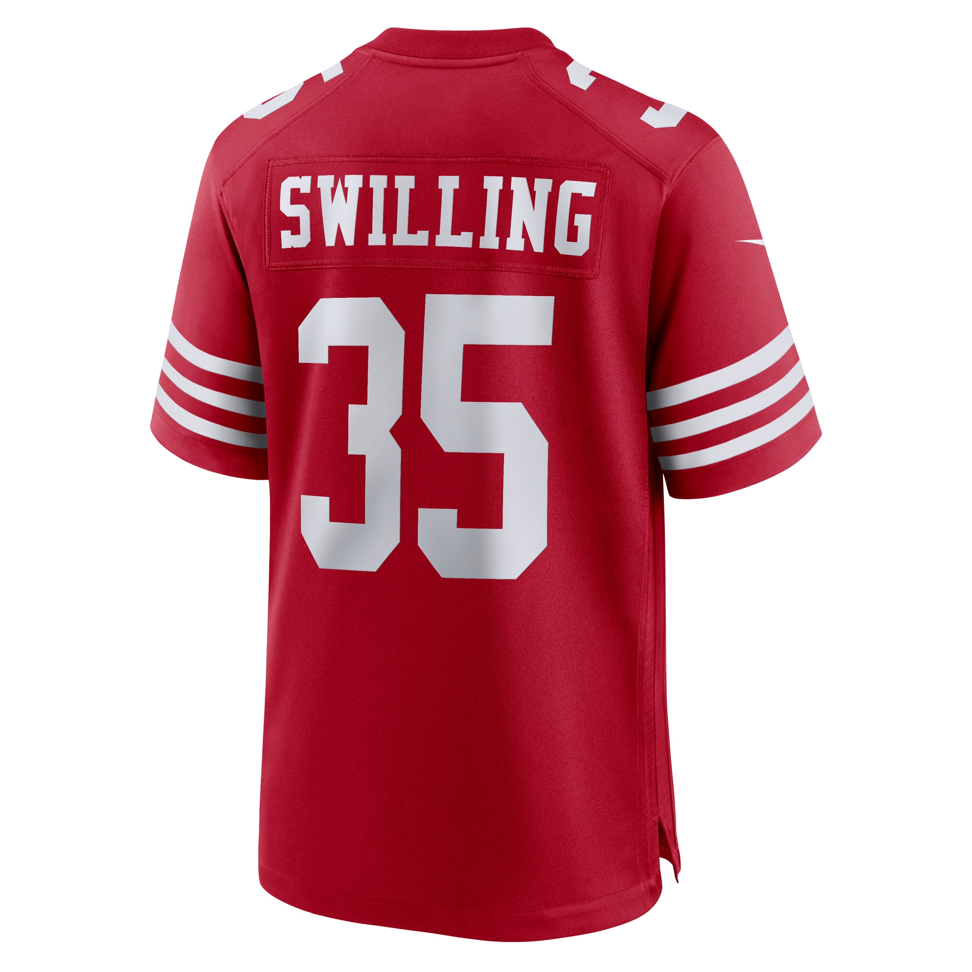 Tre Swilling San Francisco 49ersTeam Game Jersey - Scarlet