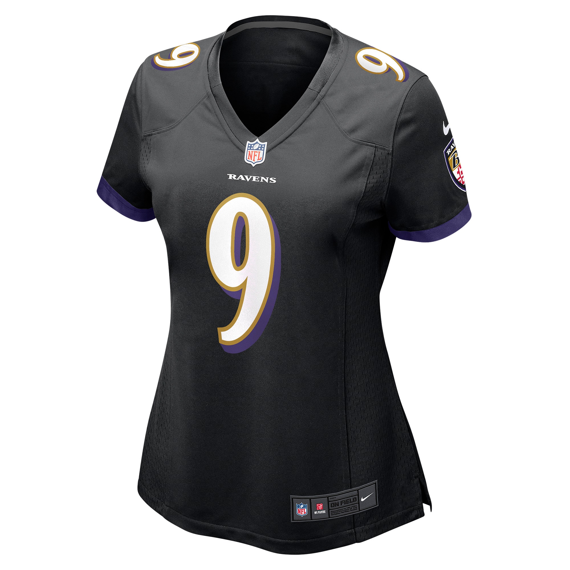 Justin Tucker Baltimore Ravens Women's Game Jersey - Black