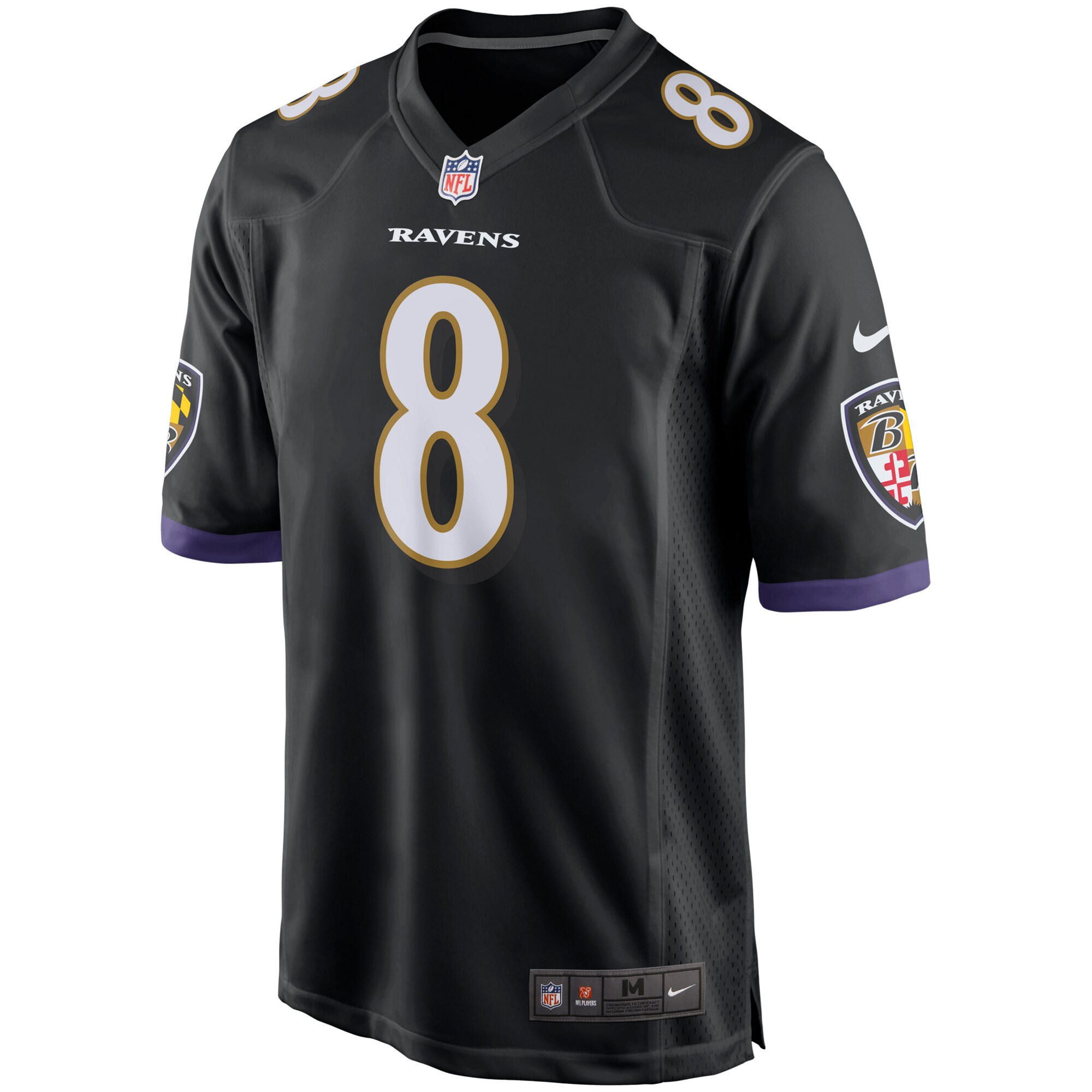 Lamar Jackson Baltimore RavensGame Jersey - Black