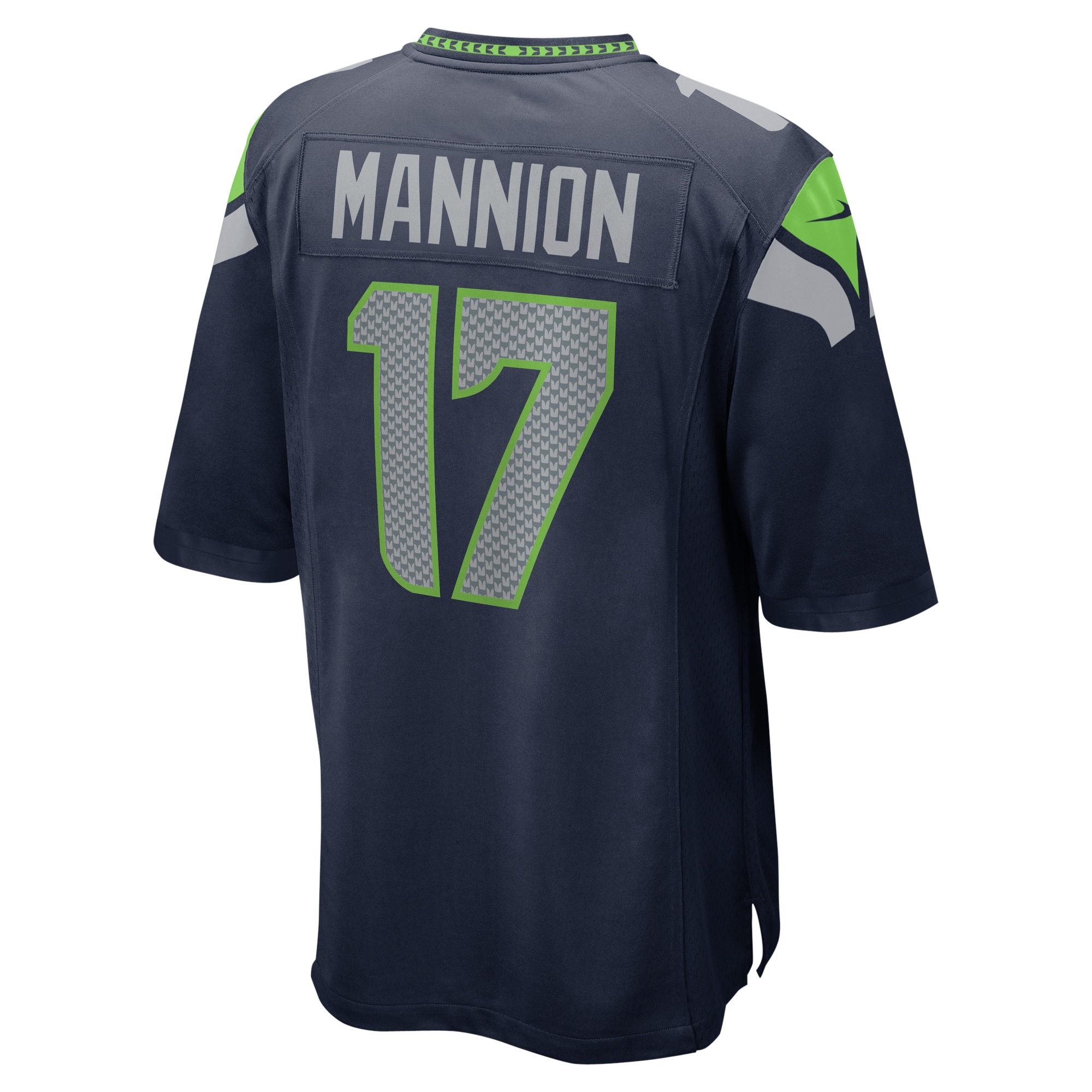 Sean Mannion Seattle SeahawksHome Game Player Jersey - College Navy