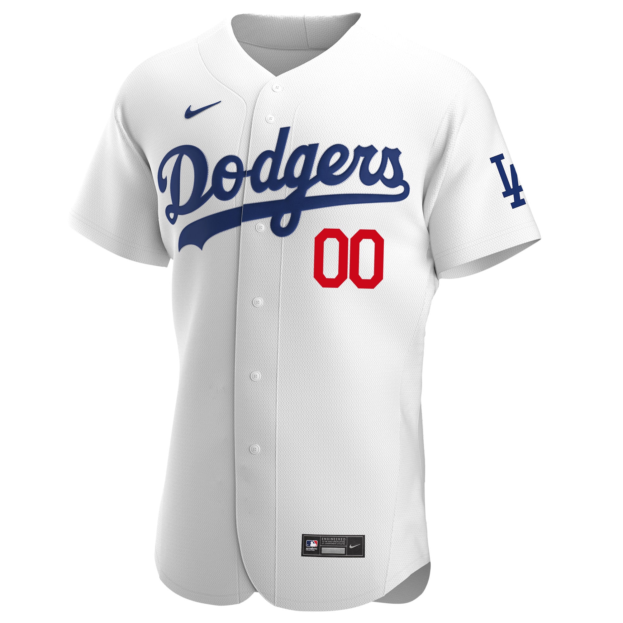 Los Angeles DodgersHome Pick-A-Player Retired Roster Authentic Jersey - White