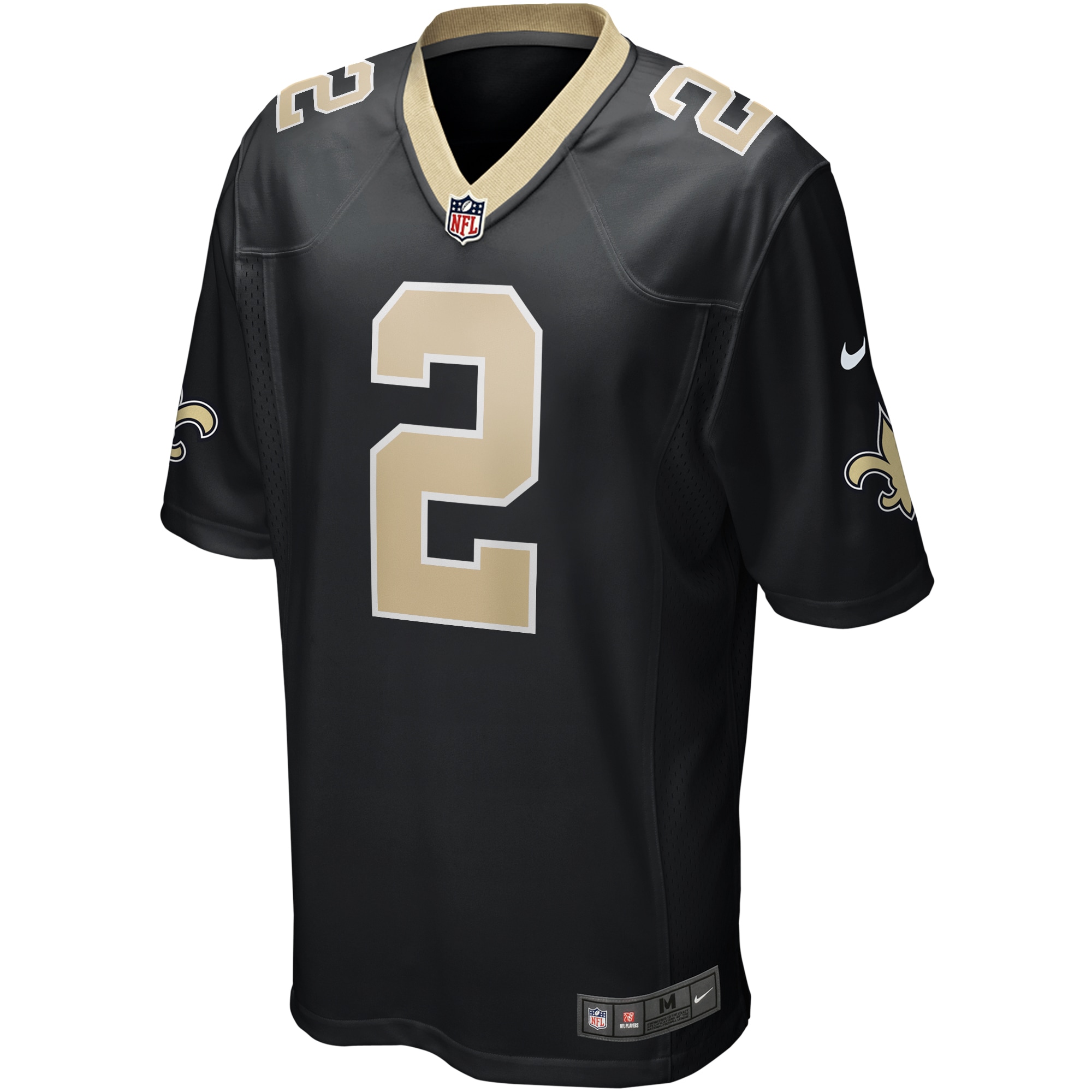 Jameis Winston New Orleans SaintsGame Jersey - Black