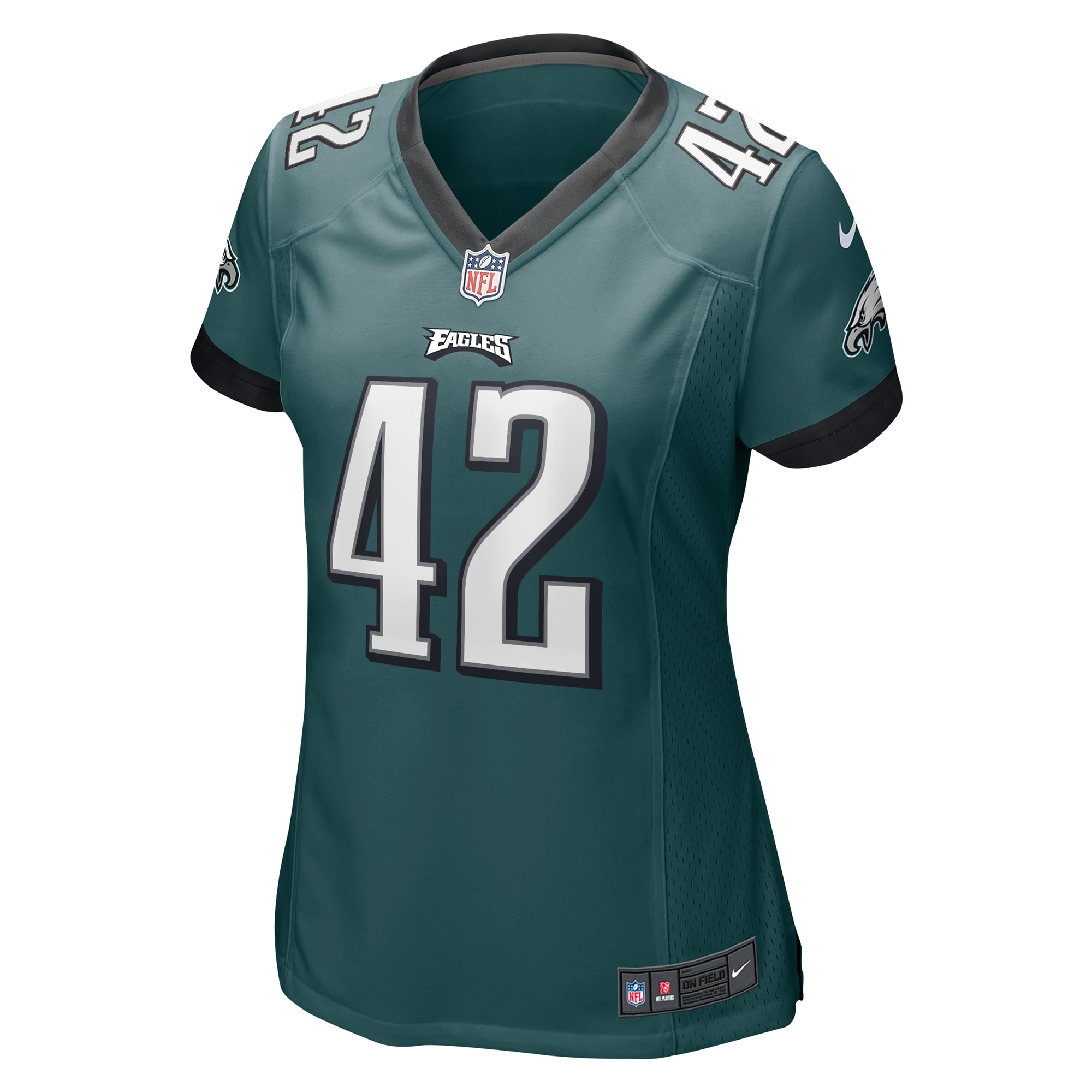 K'Von Wallace Philadelphia Eagles Women's Game Jersey - Midnight Green