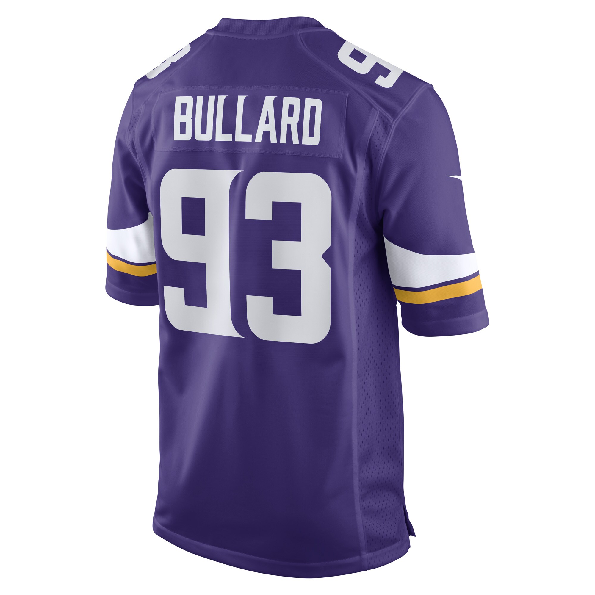 Jonathan Bullard Minnesota VikingsGame Player Jersey - Purple