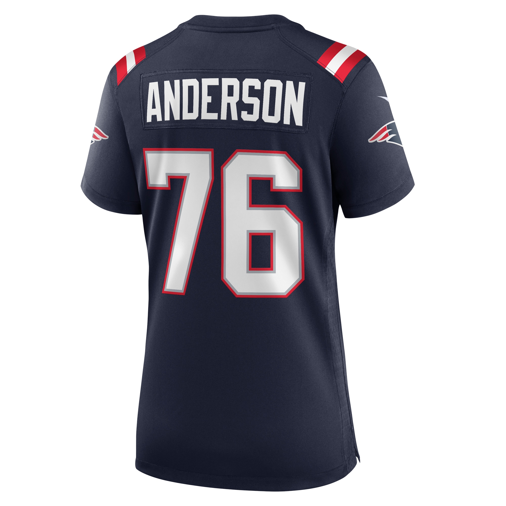Calvin Anderson New England Patriots Women's Game Jersey - Navy