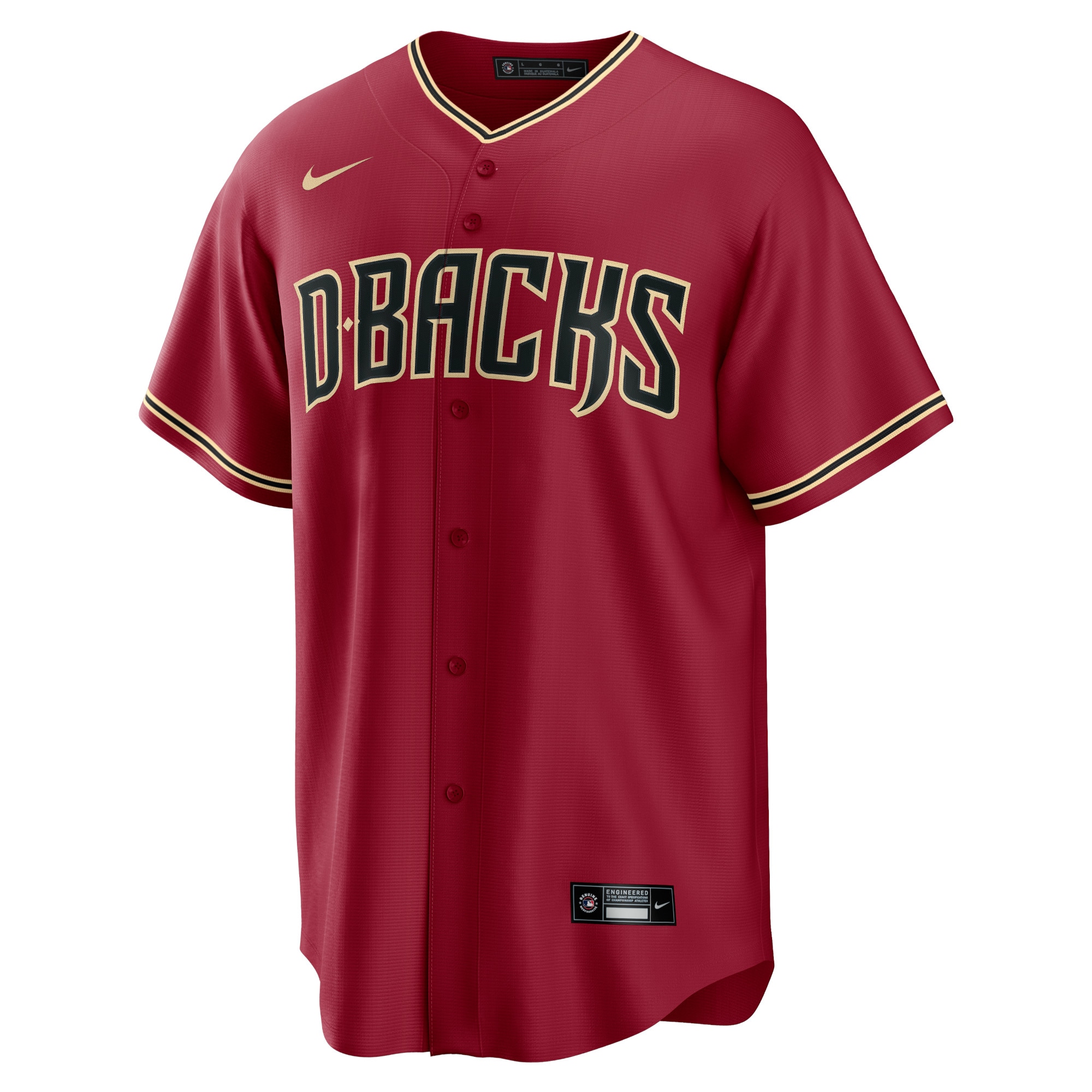 Arizona DiamondbacksAlternate Replica Team Jersey - Red