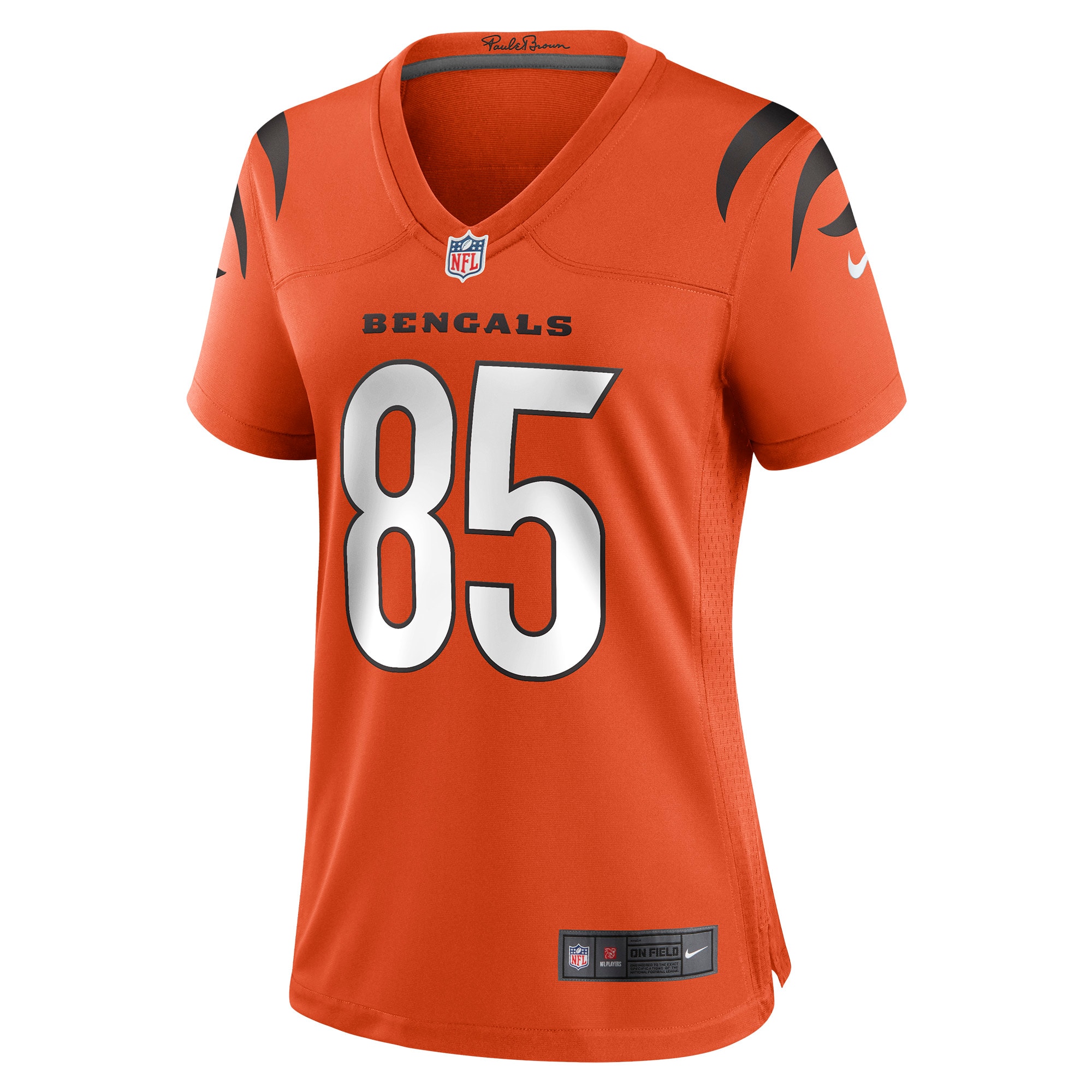 Chad Johnson Cincinnati Bengals Women's Retired Game Jersey - Orange