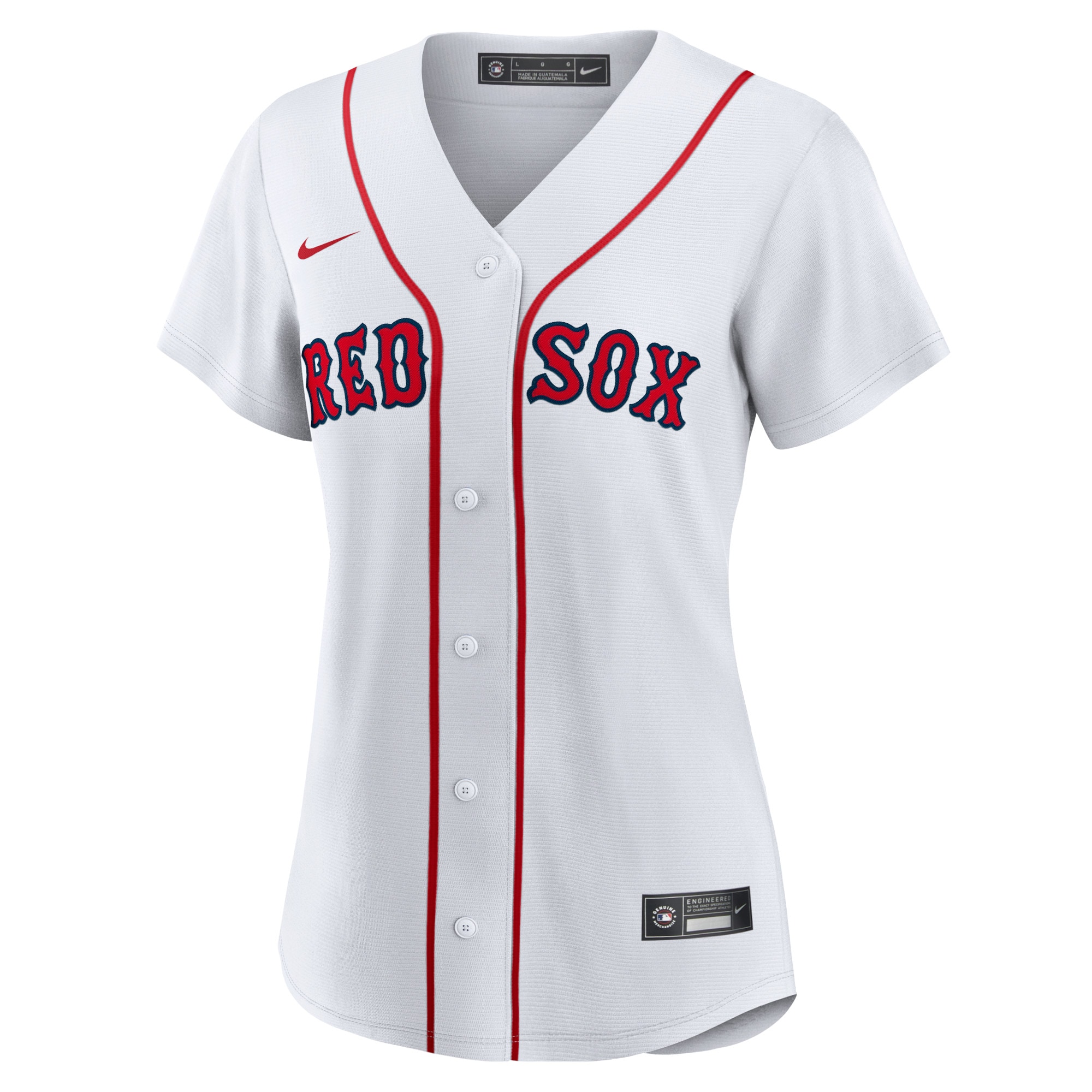 Boston Red Sox Women's Home Blank Replica Jersey - White