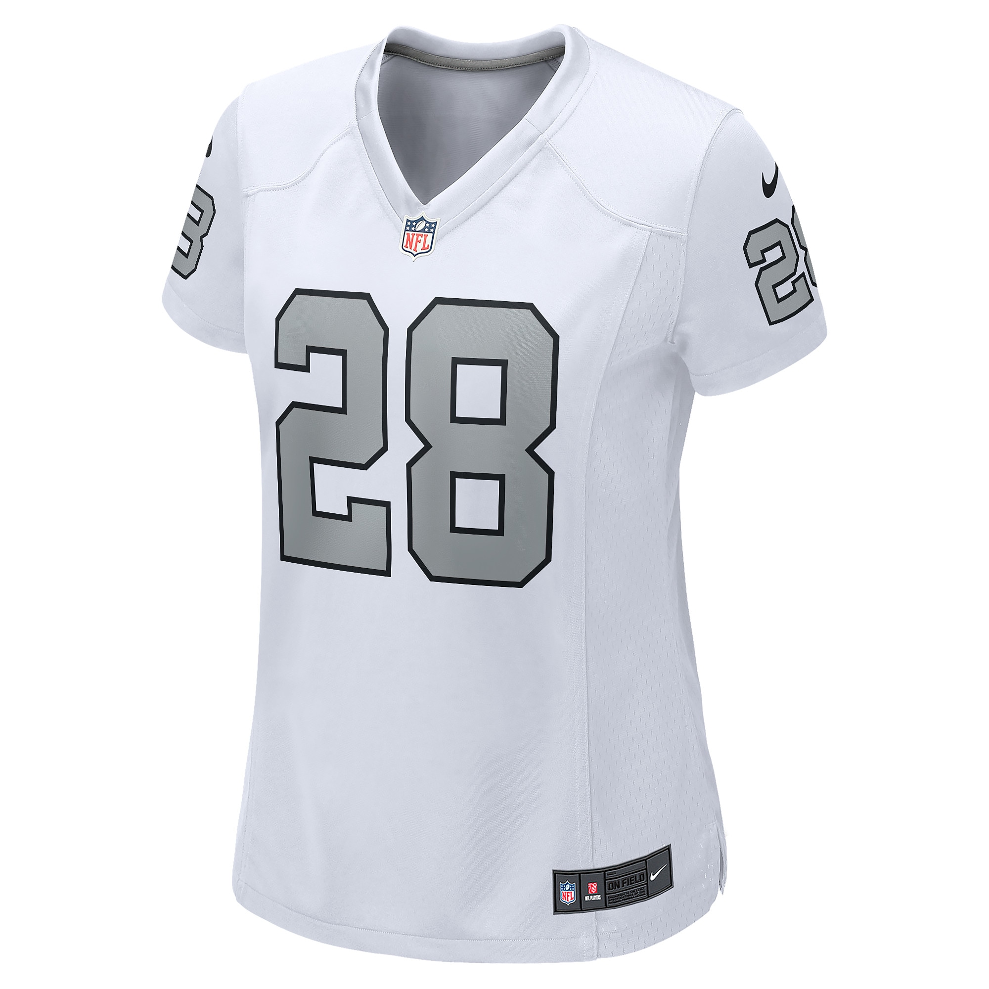 Josh Jacobs Las Vegas Raiders Women's Alternate Game Player Jersey - White