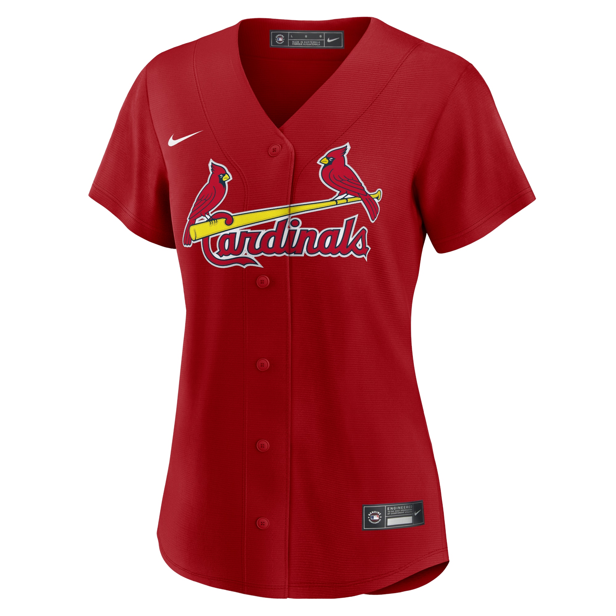 St. Louis Cardinals Women's Alternate Replica Team Jersey - Red