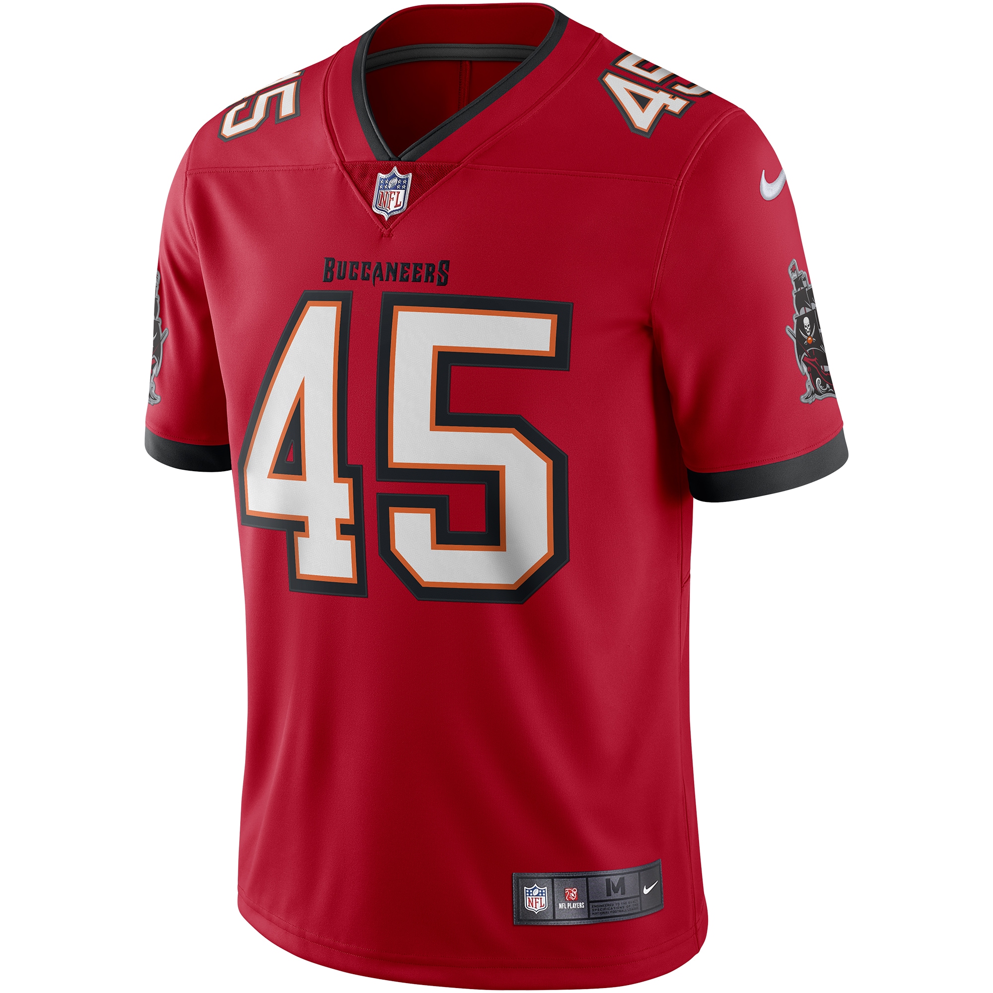 Devin White Tampa Bay BuccaneersVapor Limited Jersey - Red
