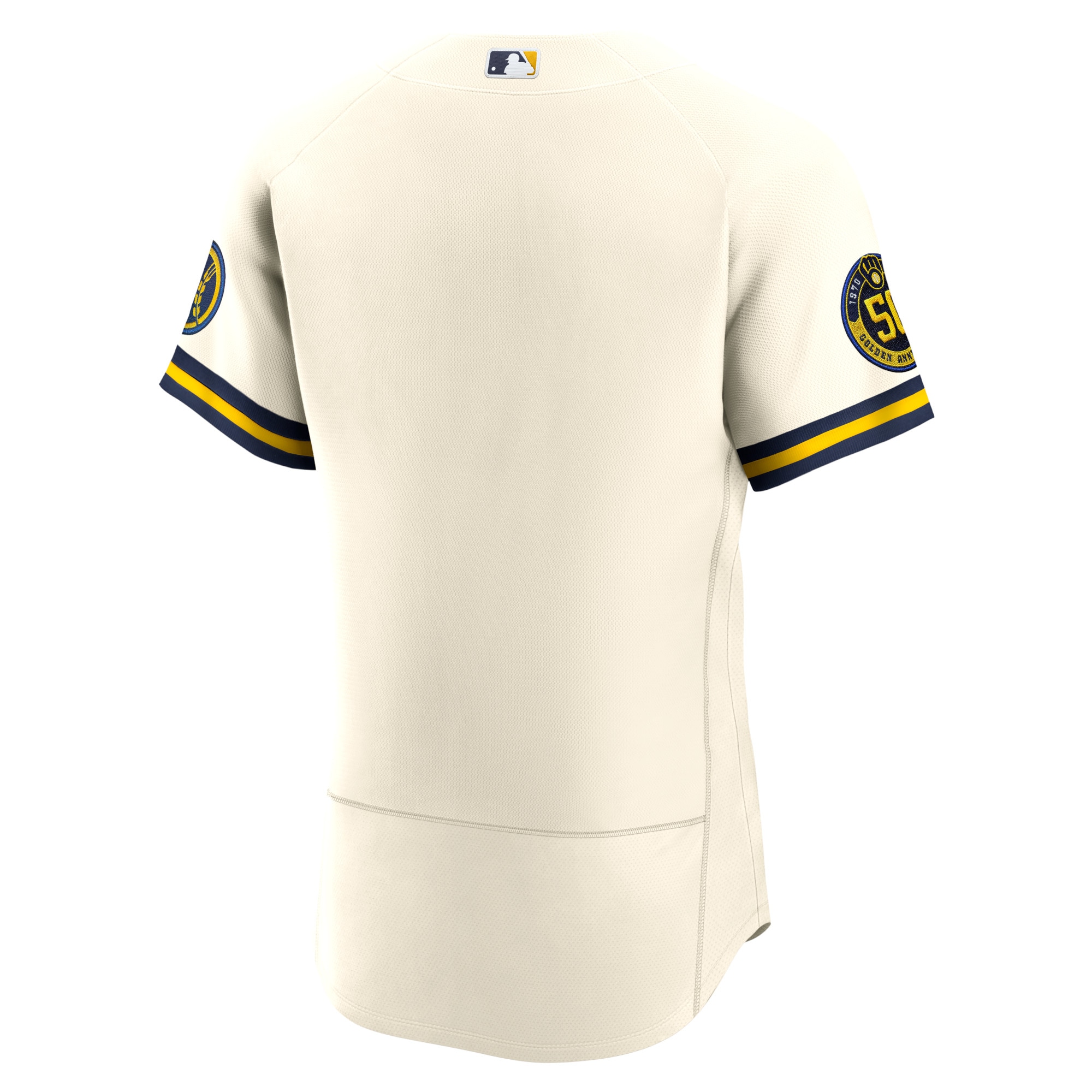Milwaukee BrewersHome Authentic Team Jersey - Cream