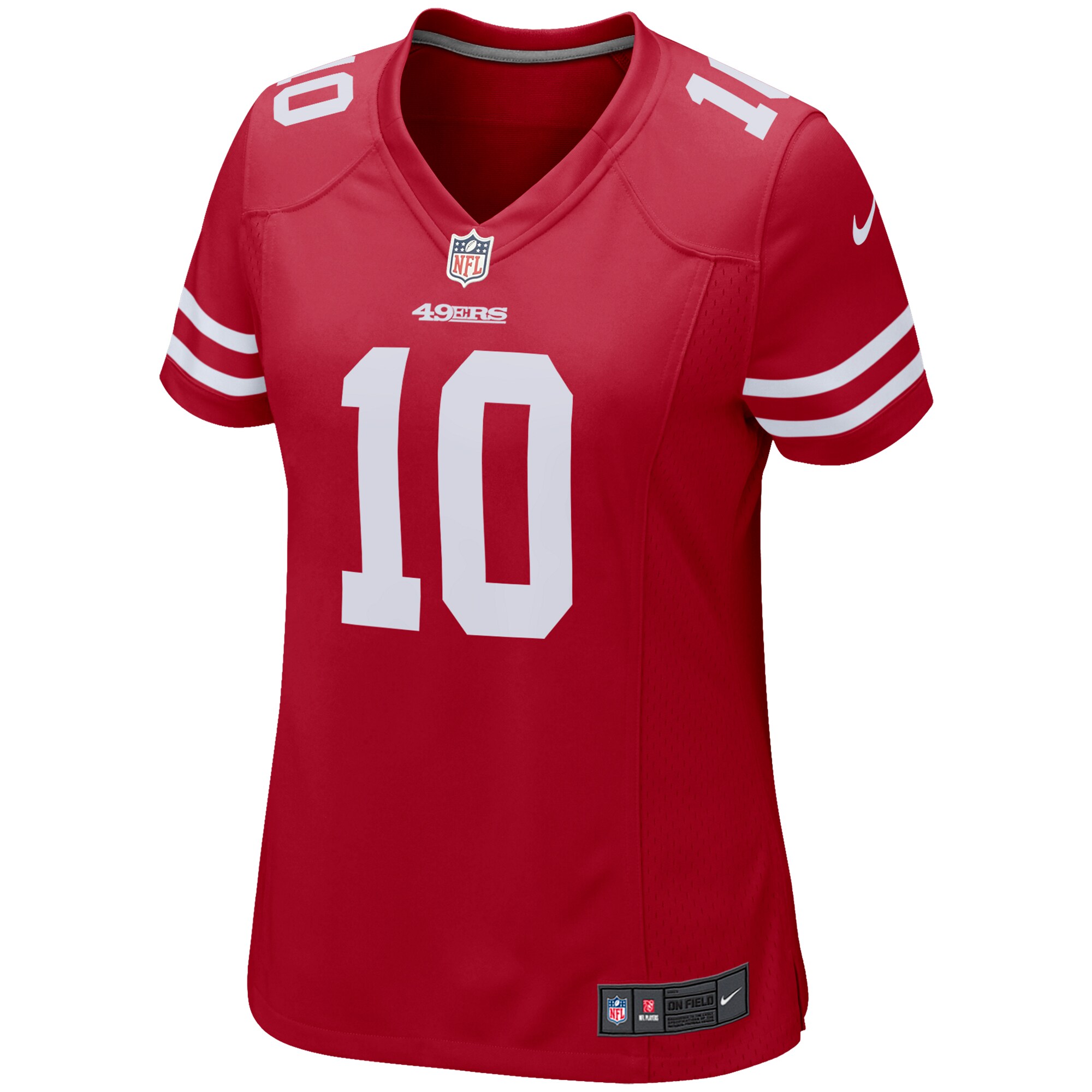 Jimmy Garoppolo San Francisco 49ers Women's Game Player Jersey - Scarlet