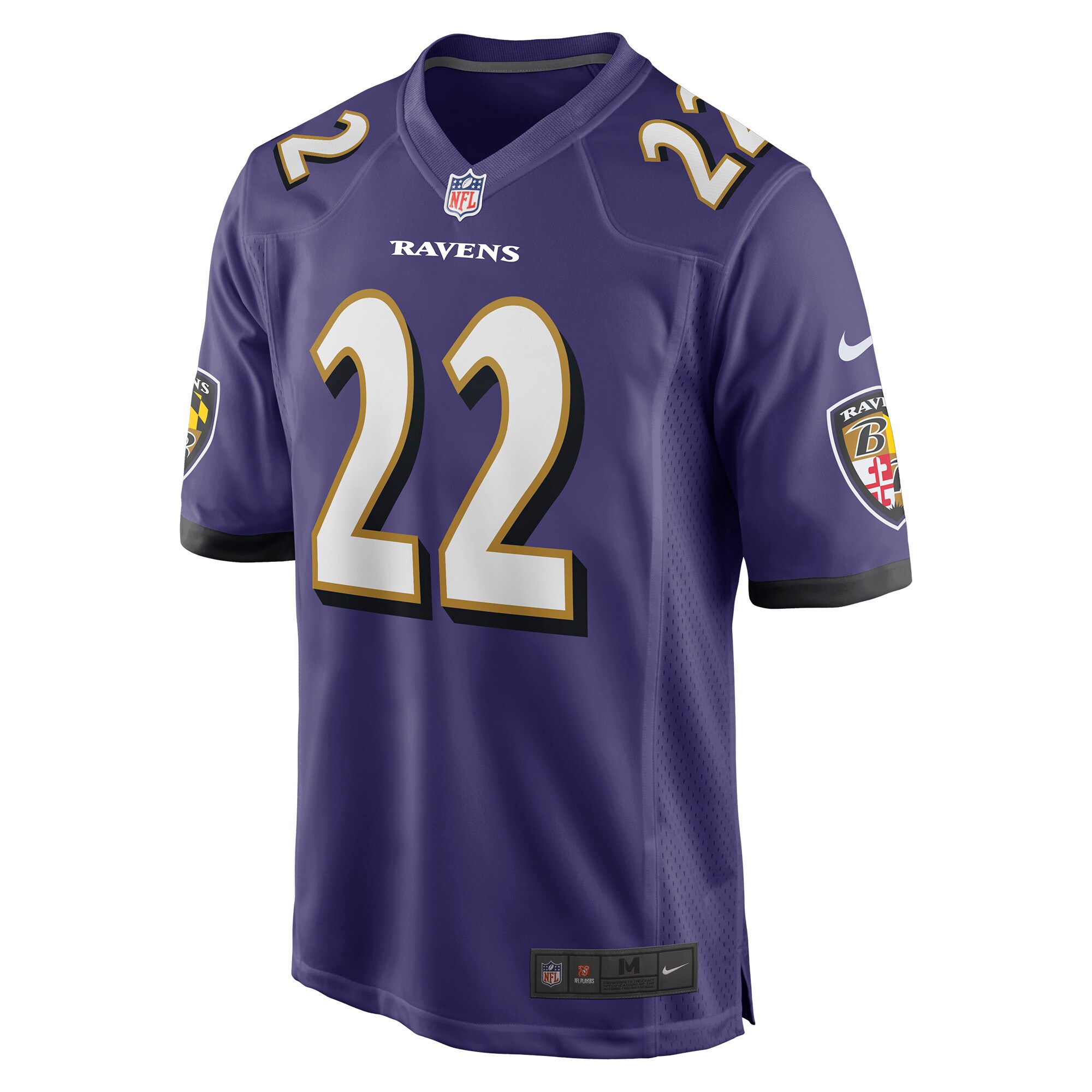 Damarion Williams Baltimore RavensPlayer Game Jersey - Purple
