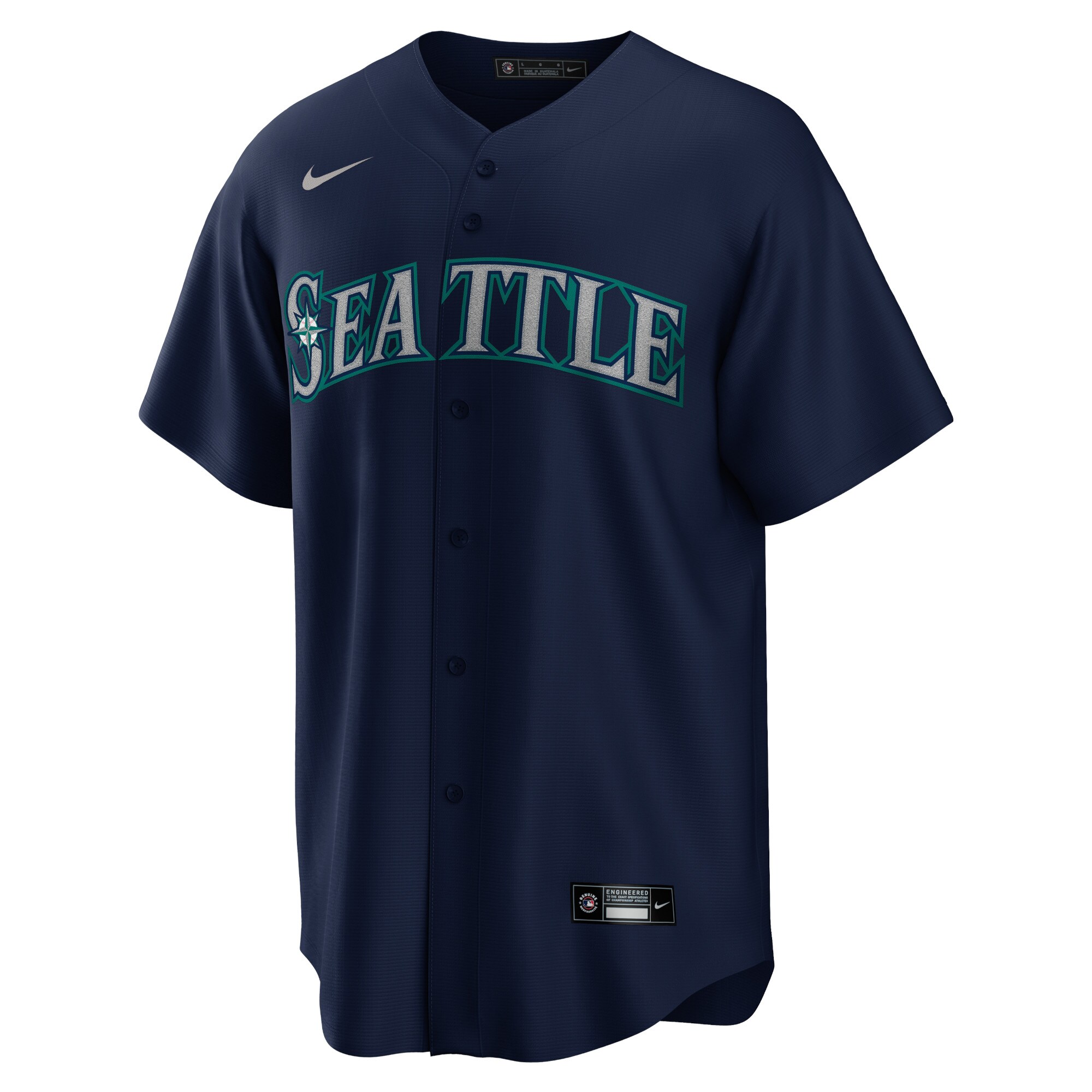 Seattle MarinersAlternate Replica Team Jersey - Navy