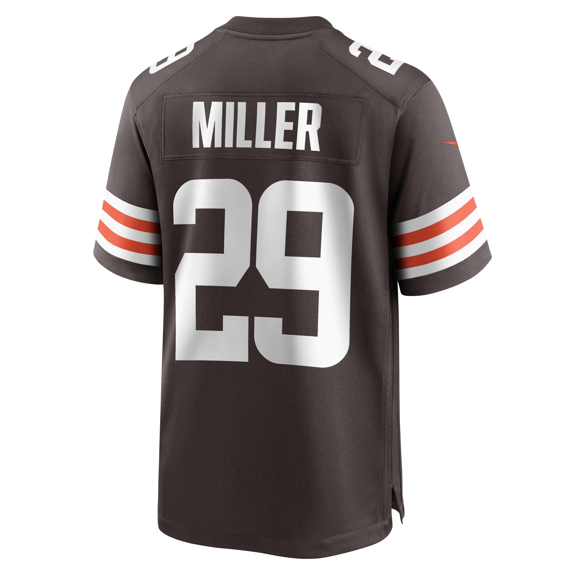 Herb Miller Cleveland BrownsGame Player Jersey - Brown