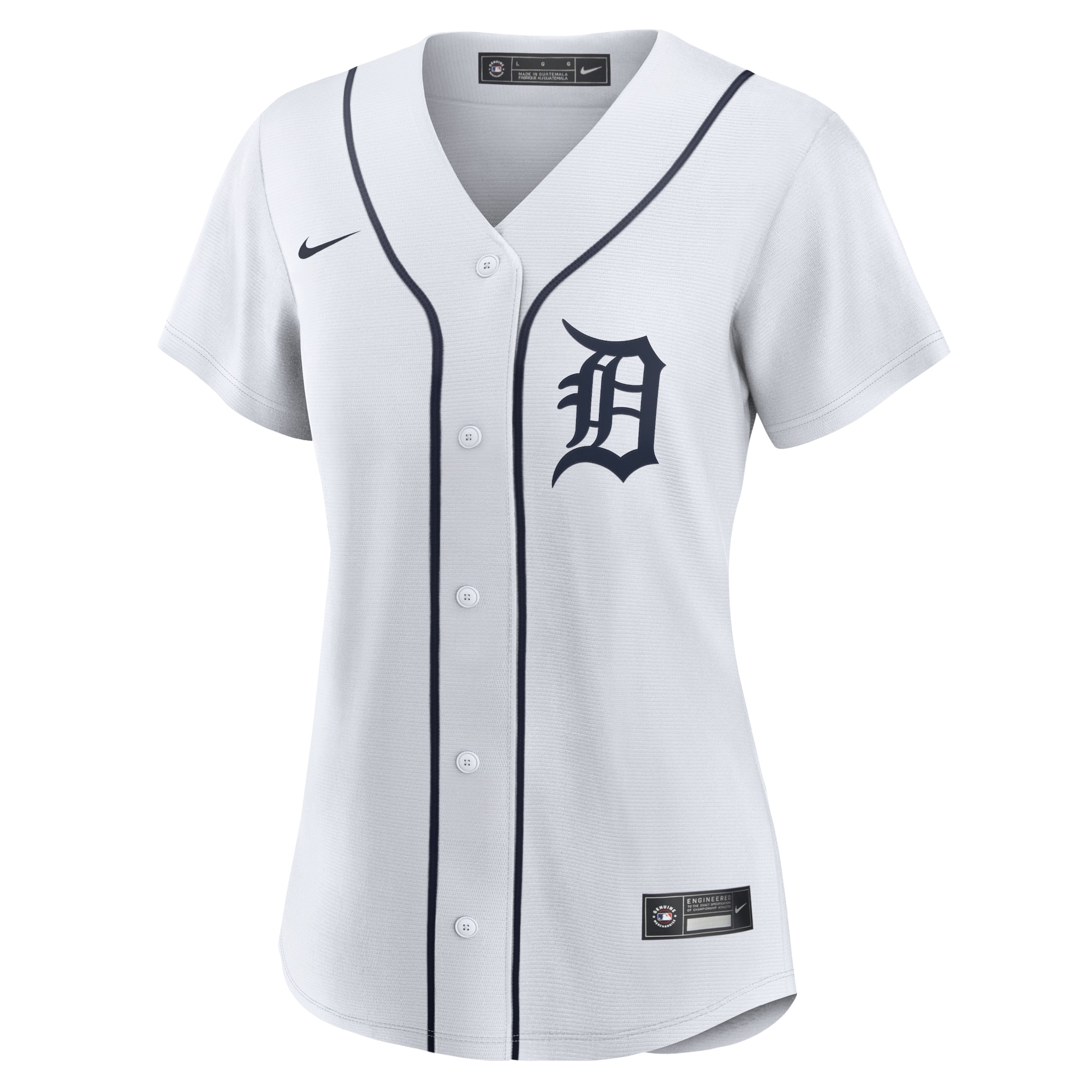 Detroit Tigers Women's Home Replica Team Jersey - White