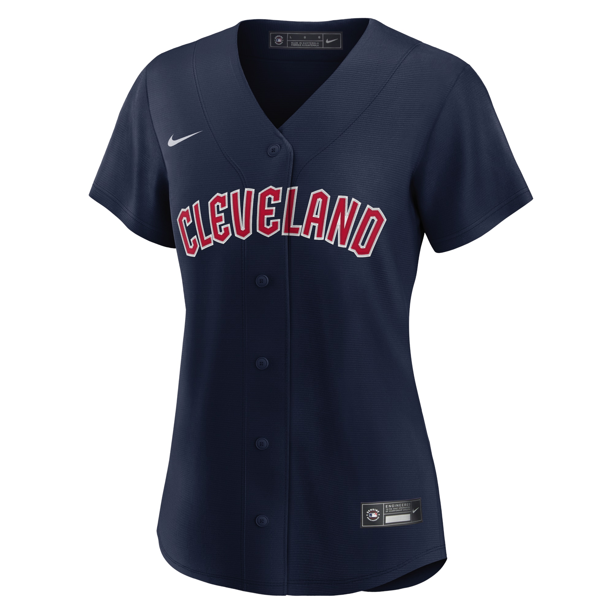 Cleveland Guardians Women's Alternate Official Replica Jersey - Navy