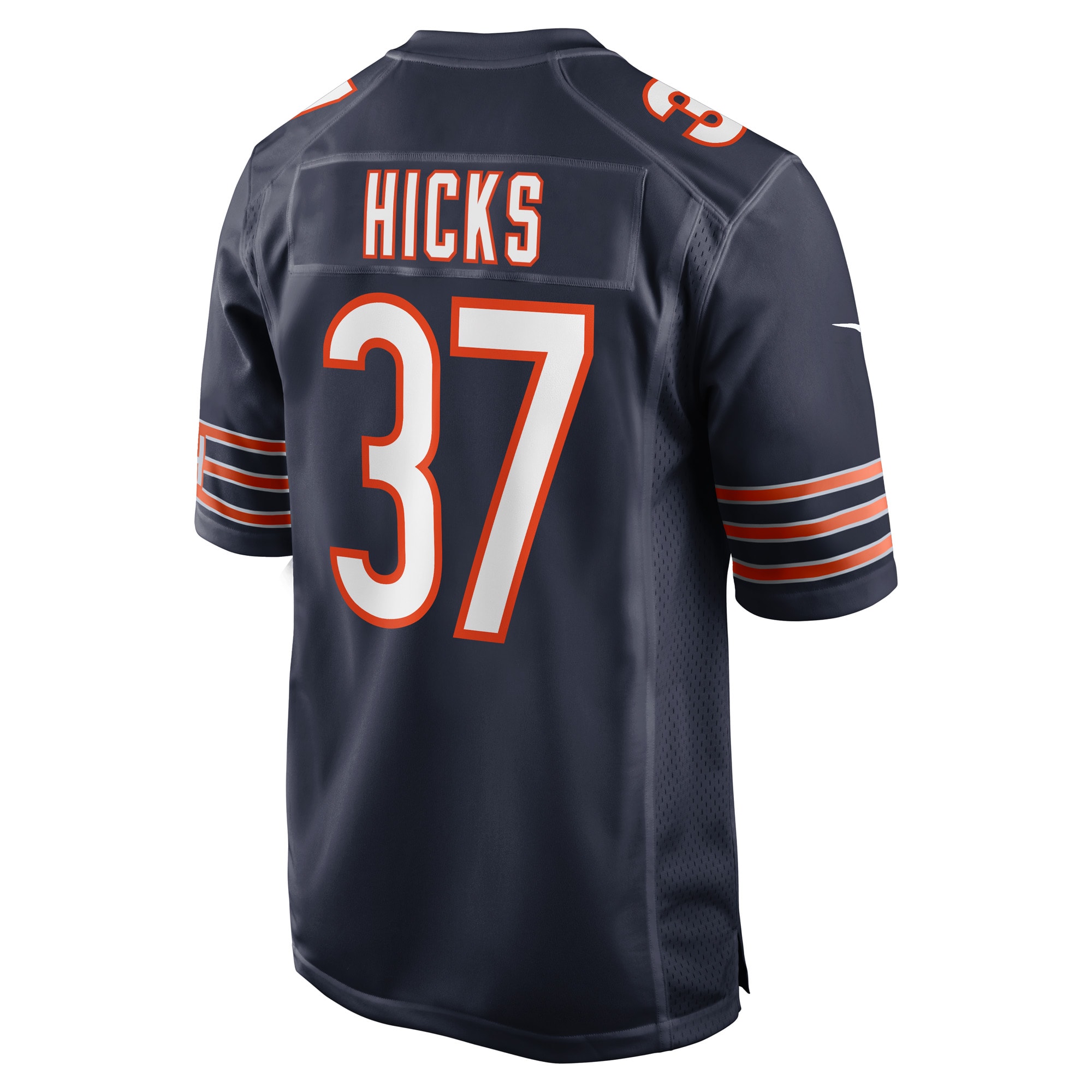 Elijah Hicks Chicago BearsGame Player Jersey - Navy