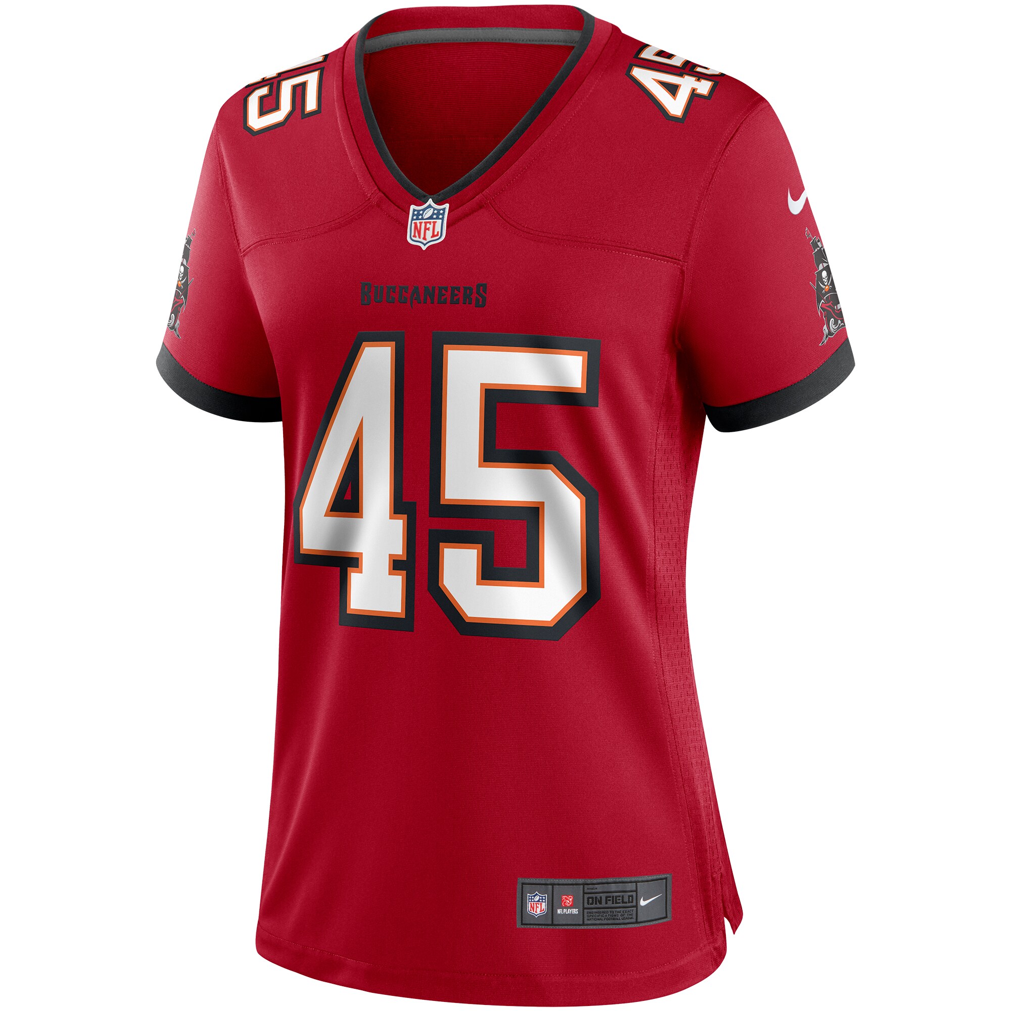 Devin White Tampa Bay Buccaneers Women's Game Player Jersey - Red