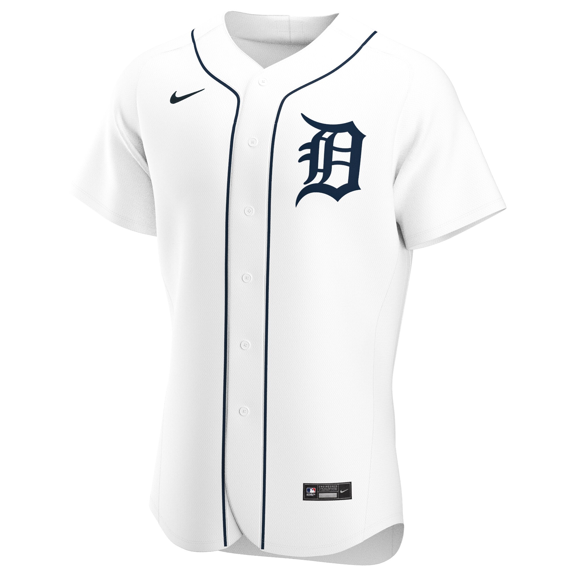 Jacoby Jones Detroit TigersHome Authentic Player Jersey - White