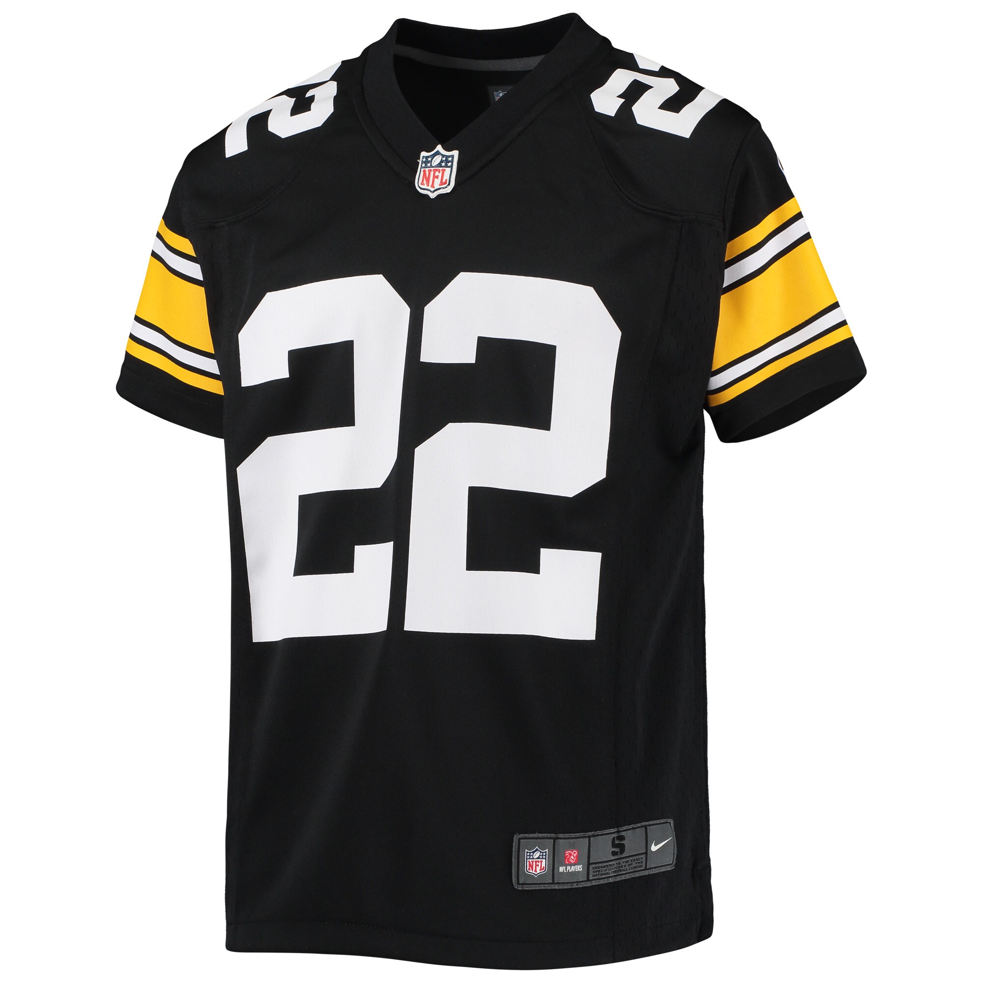 Najee Harris Pittsburgh SteelersYouth Alternate Game Jersey - Black
