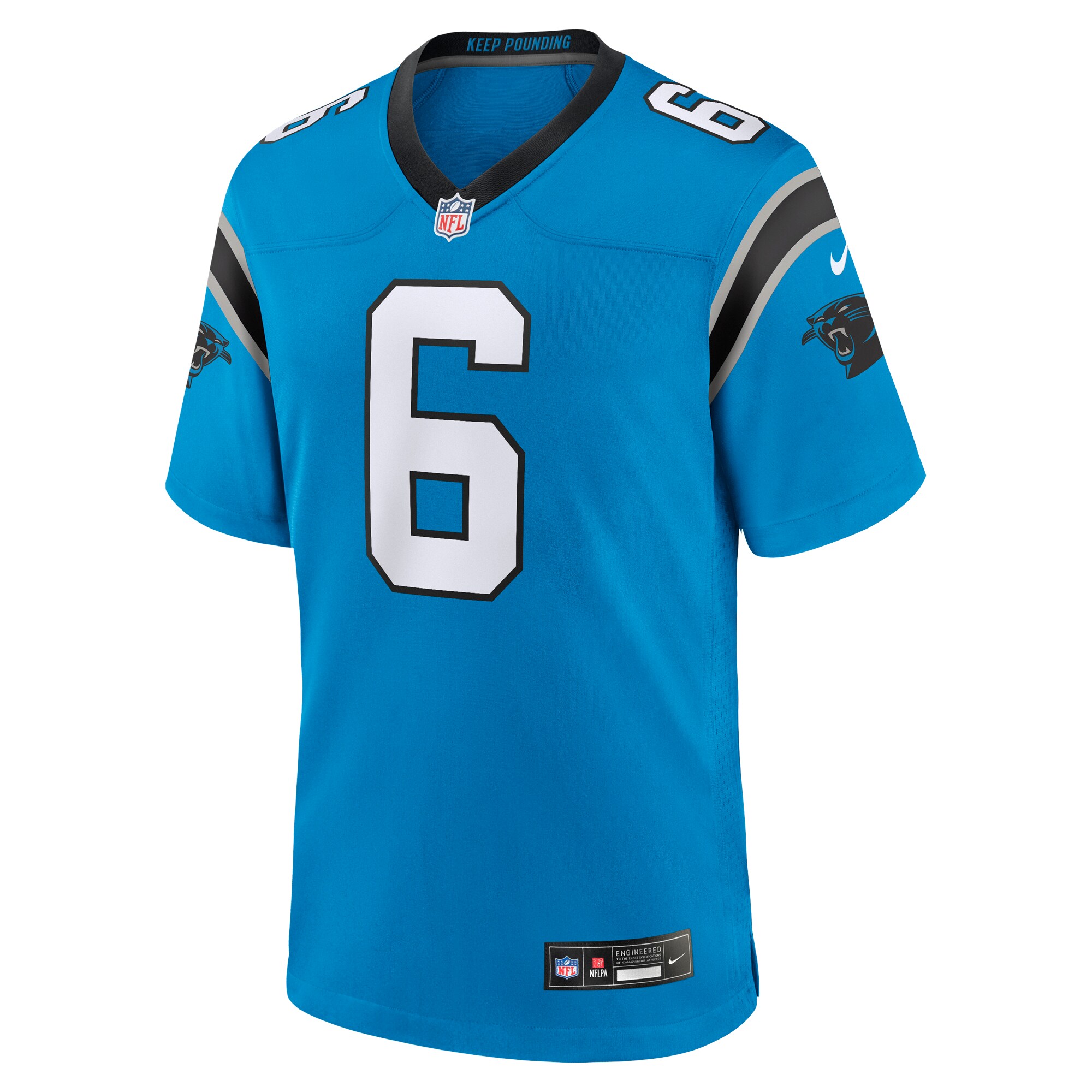 Miles Sanders Carolina PanthersTeam Game Jersey - Blue