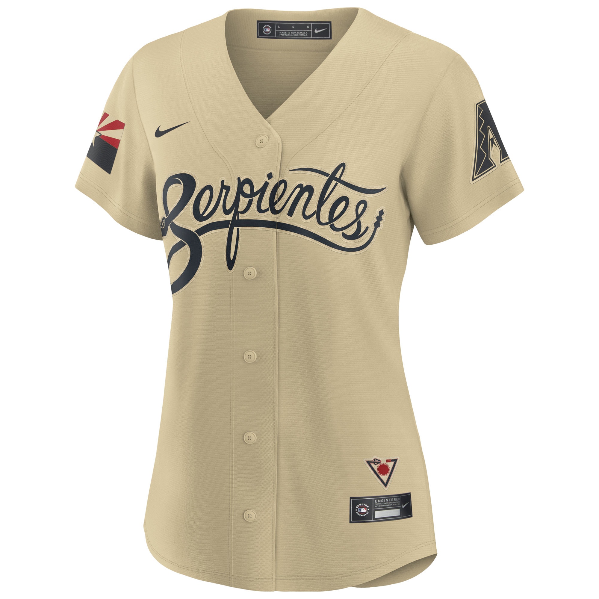 Randy Johnson Arizona Diamondbacks Women's City Connect Replica Player Jersey - Sand