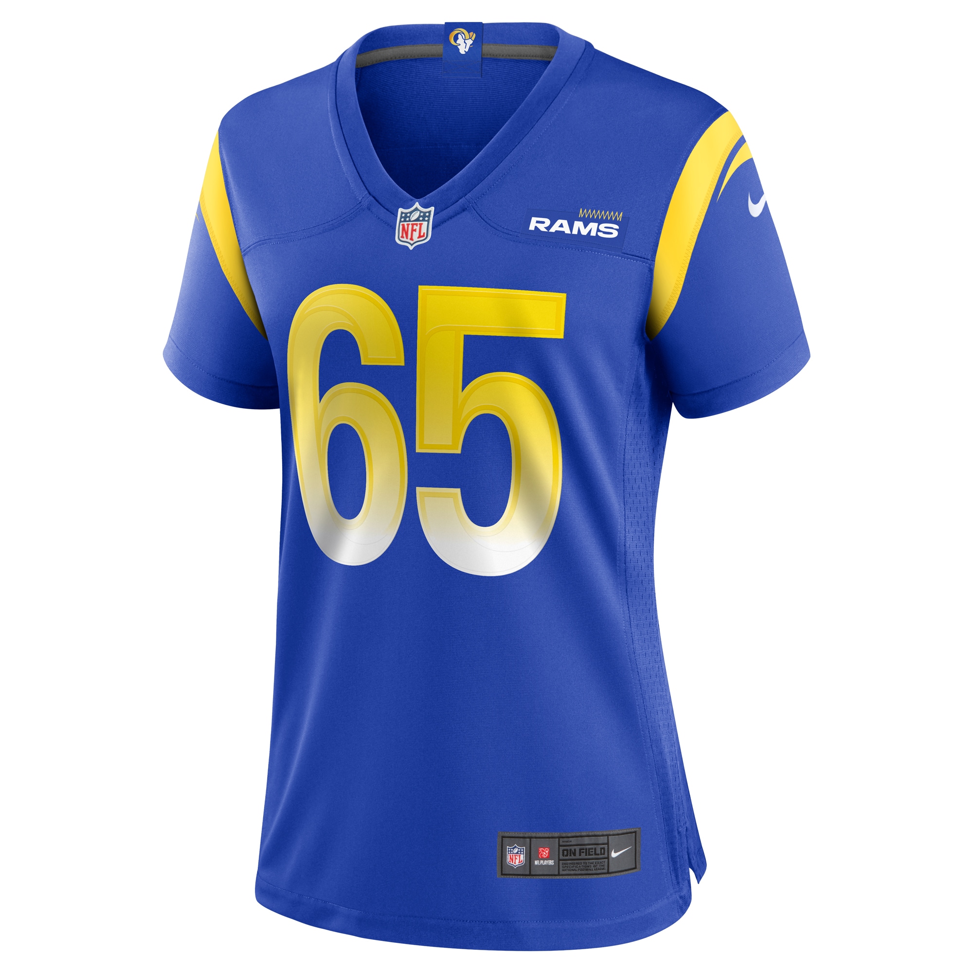 Coleman Shelton Los Angeles Rams Women's Game Jersey - Royal