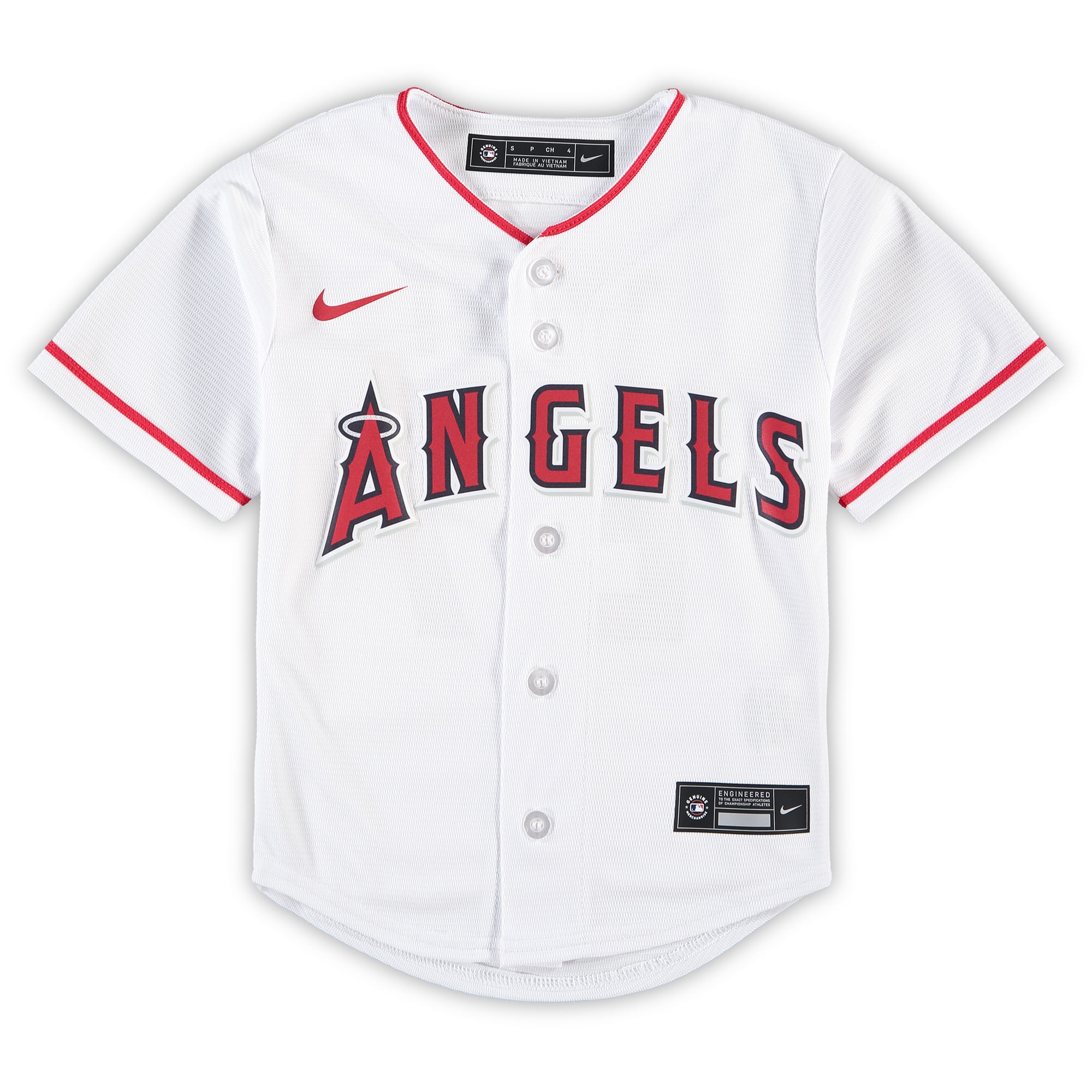 Mike Trout Los Angeles AngelsPreschool Home Replica Player Jersey - White