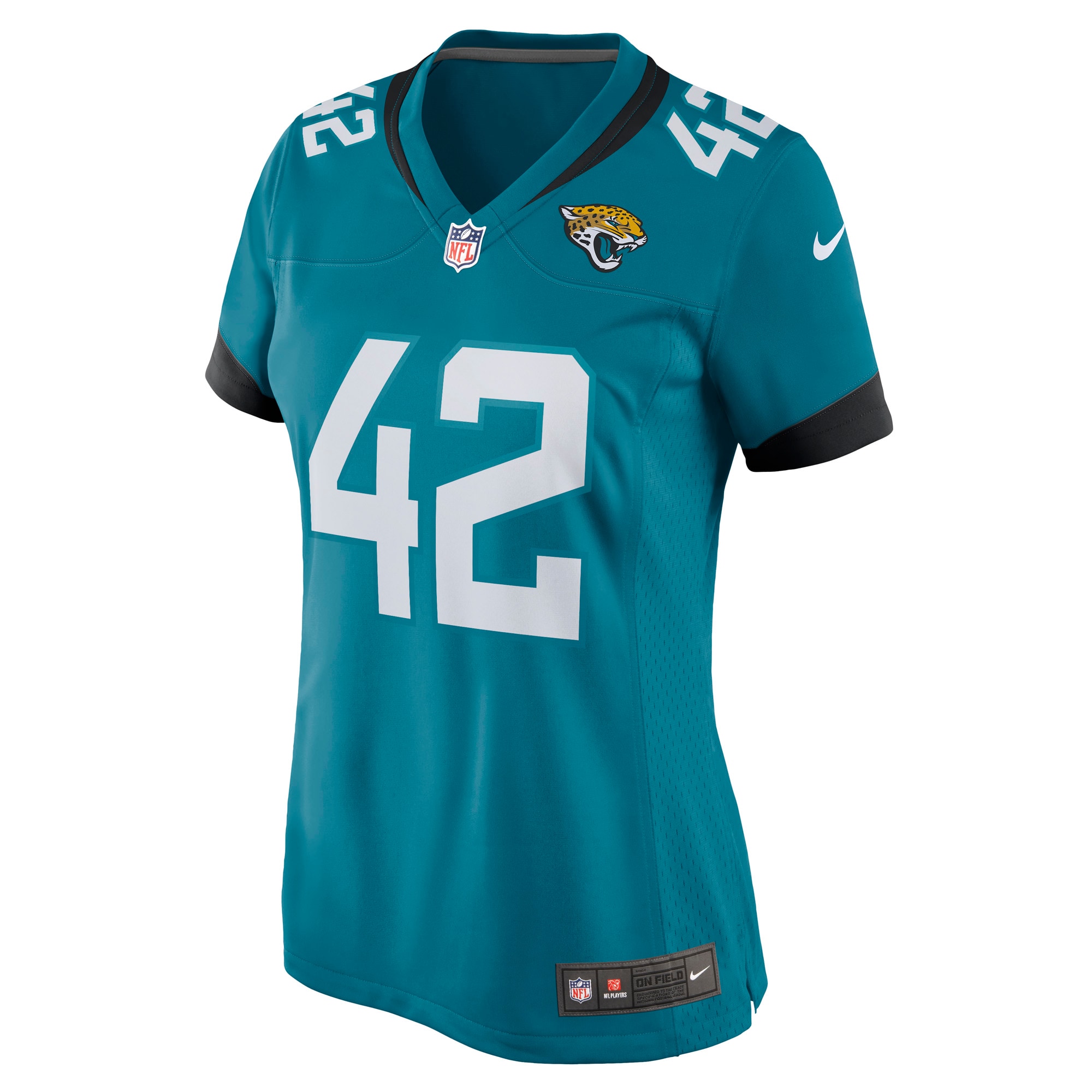 Andrew Wingard Jacksonville Jaguars Women's Game Jersey - Teal