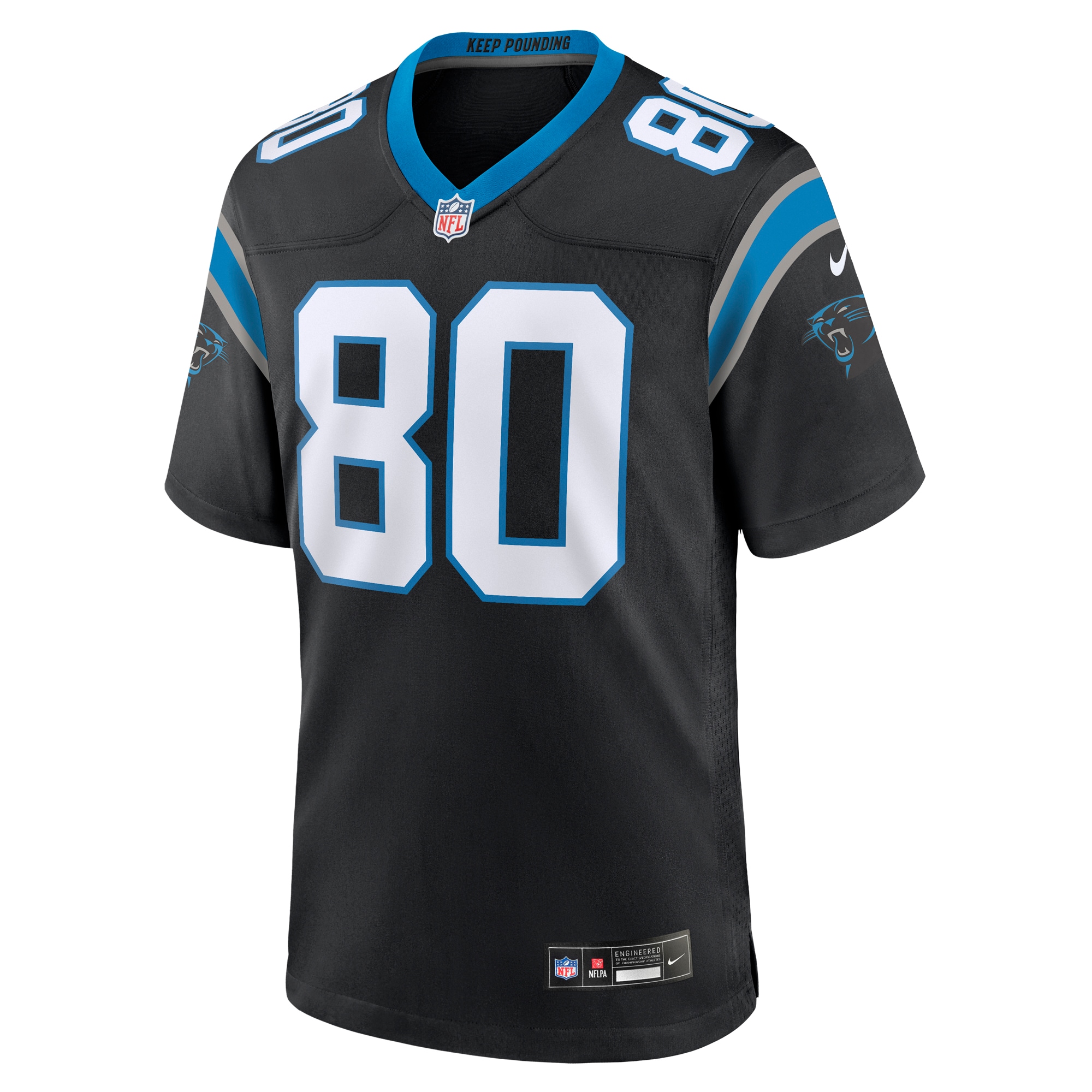 Ian Thomas Carolina PanthersTeam Game Jersey - Black
