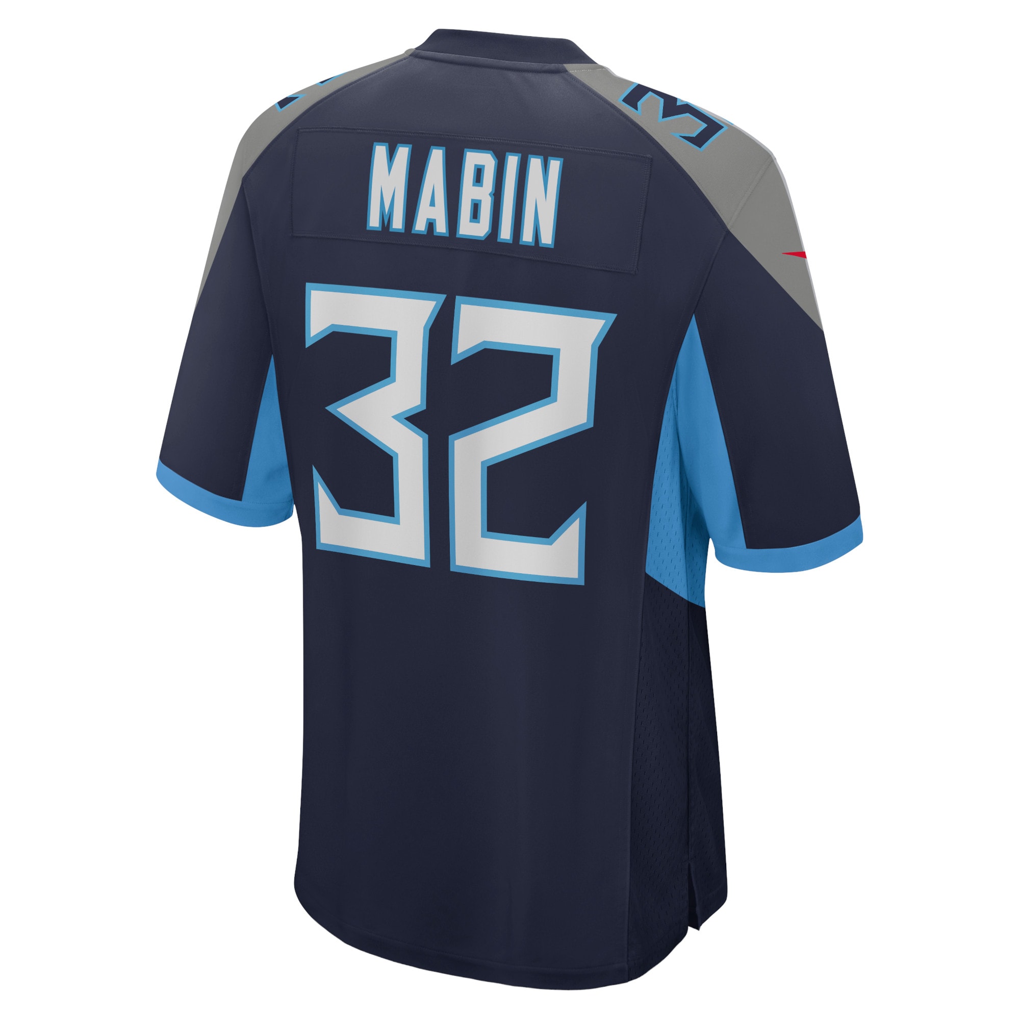Greg Mabin Tennessee TitansHome Game Player Jersey - Navy