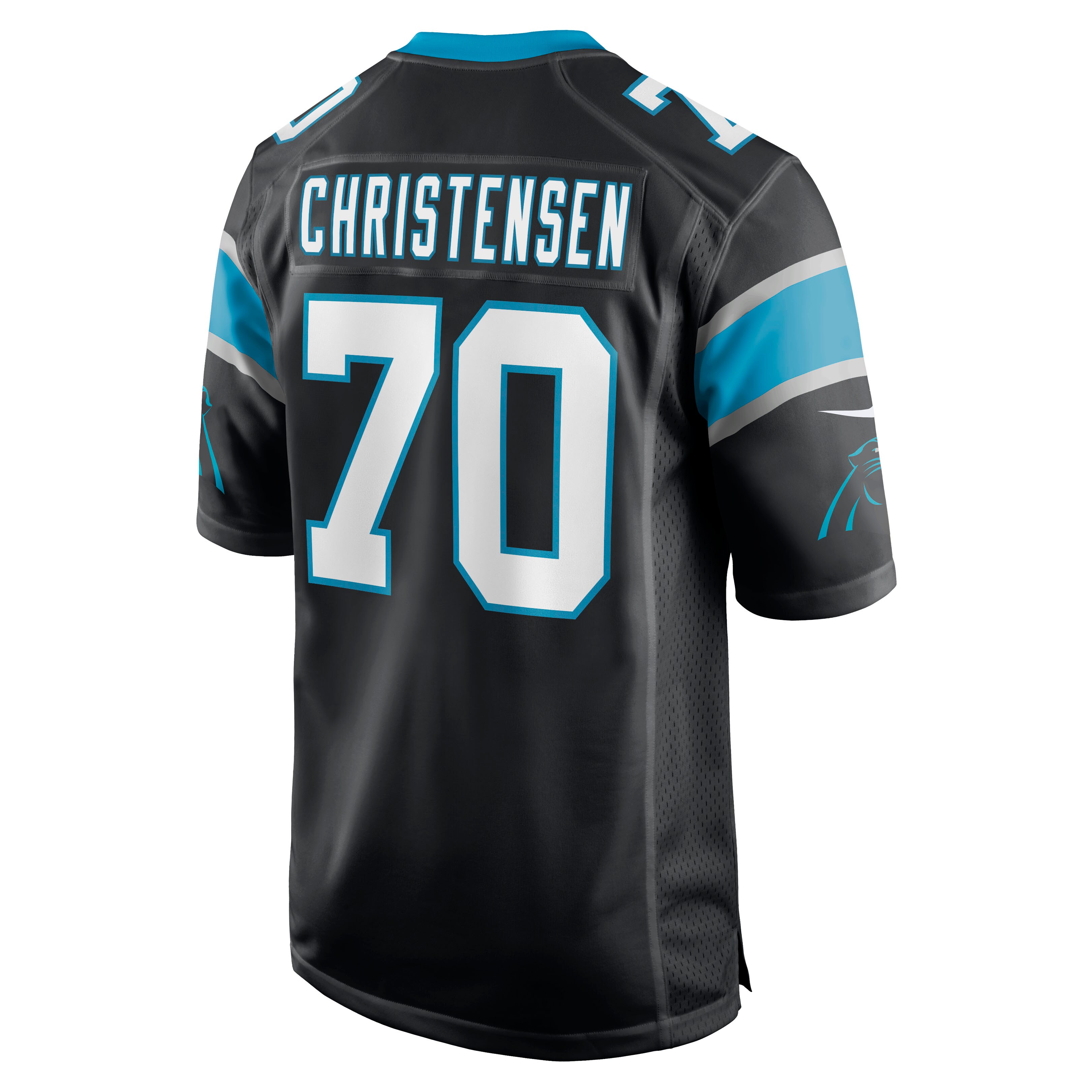 Brady Christensen Carolina PanthersGame Jersey - Black