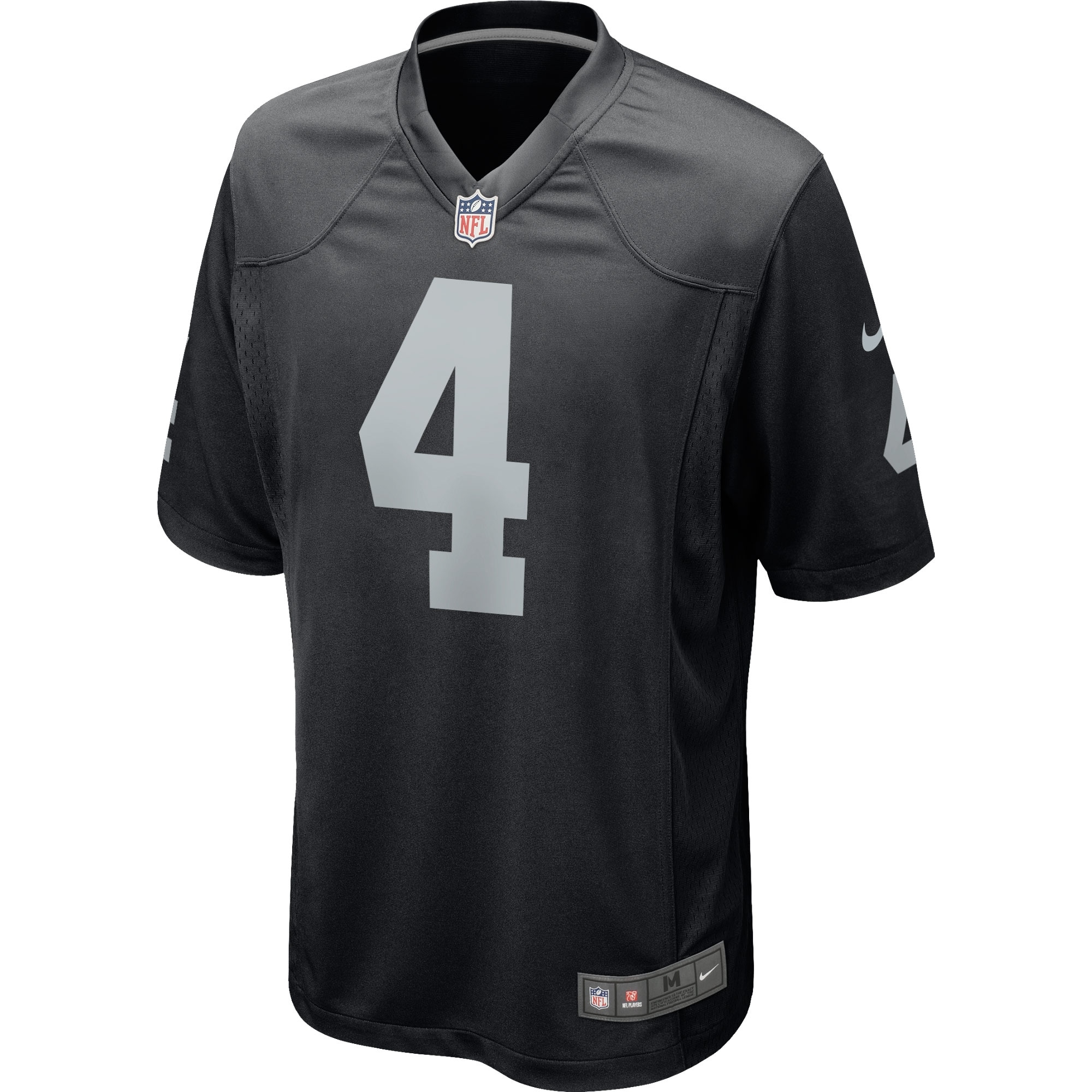 Derek Carr Las Vegas RaidersGame Player Jersey - Black
