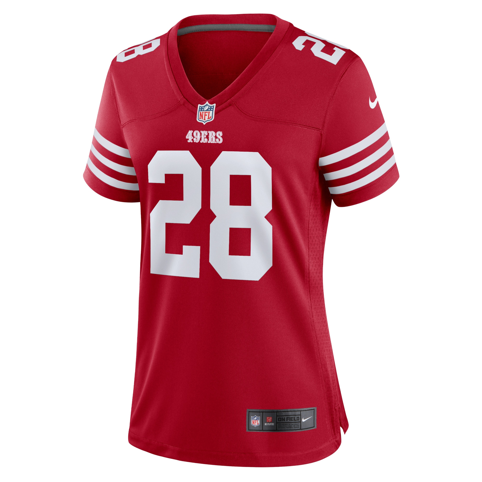 Tevin Coleman San Francisco 49ers Women's Home Game Player Jersey - Scarlet