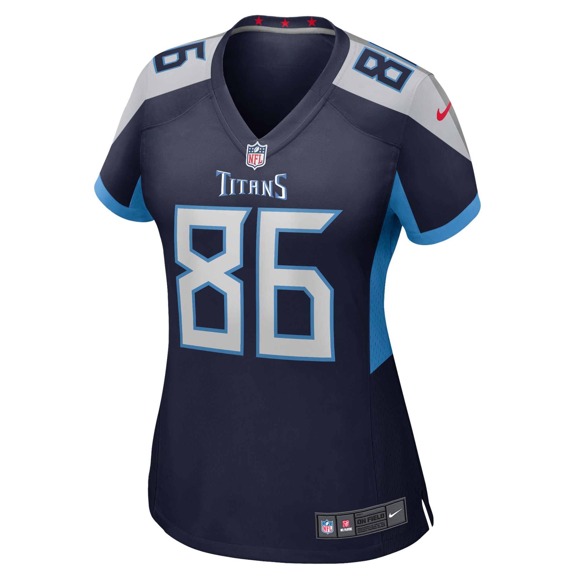 Kevin Rader Tennessee Titans Women's Game Player Jersey - Navy