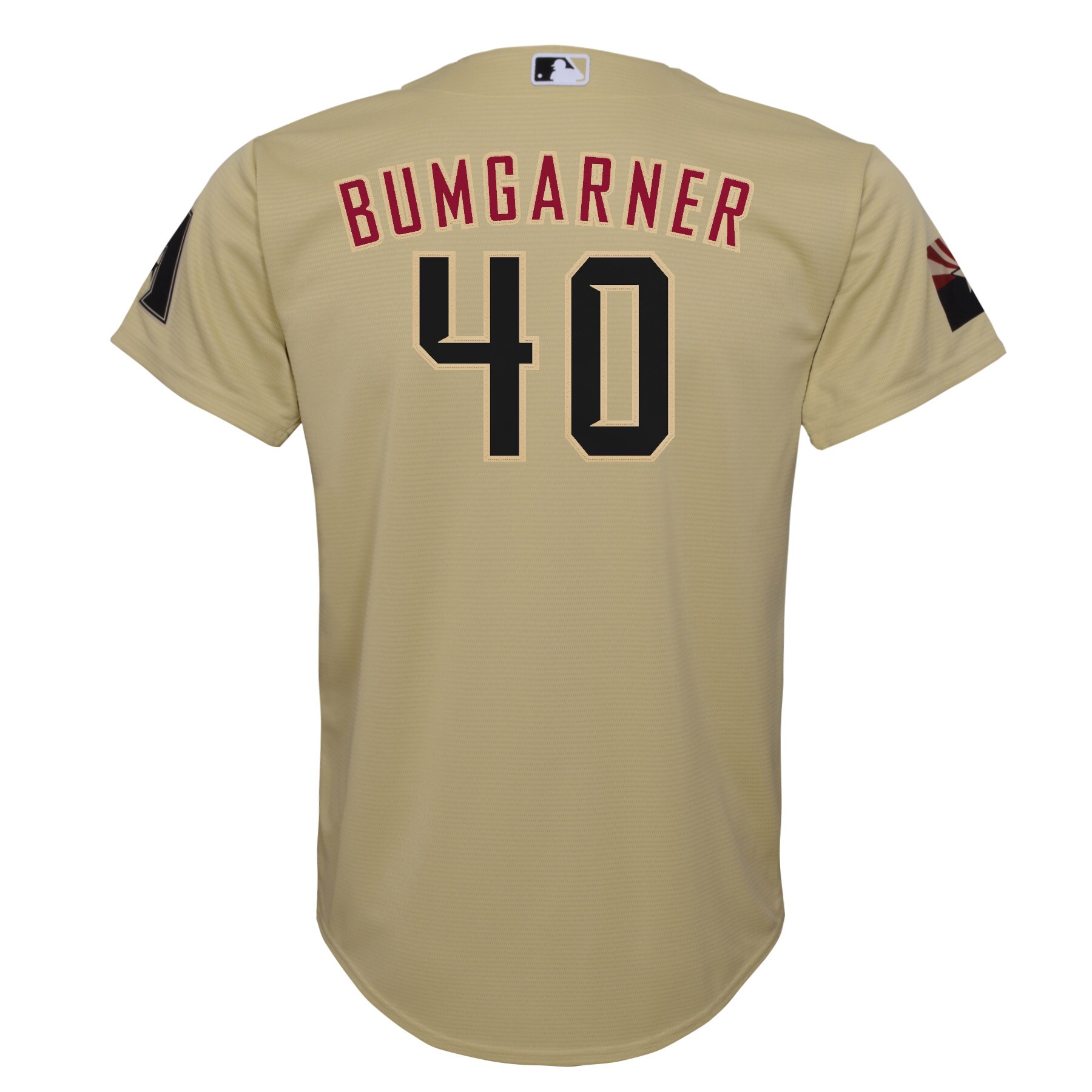 Madison Bumgarner Arizona DiamondbacksYouth City Connect Replica Player Jersey - Sand