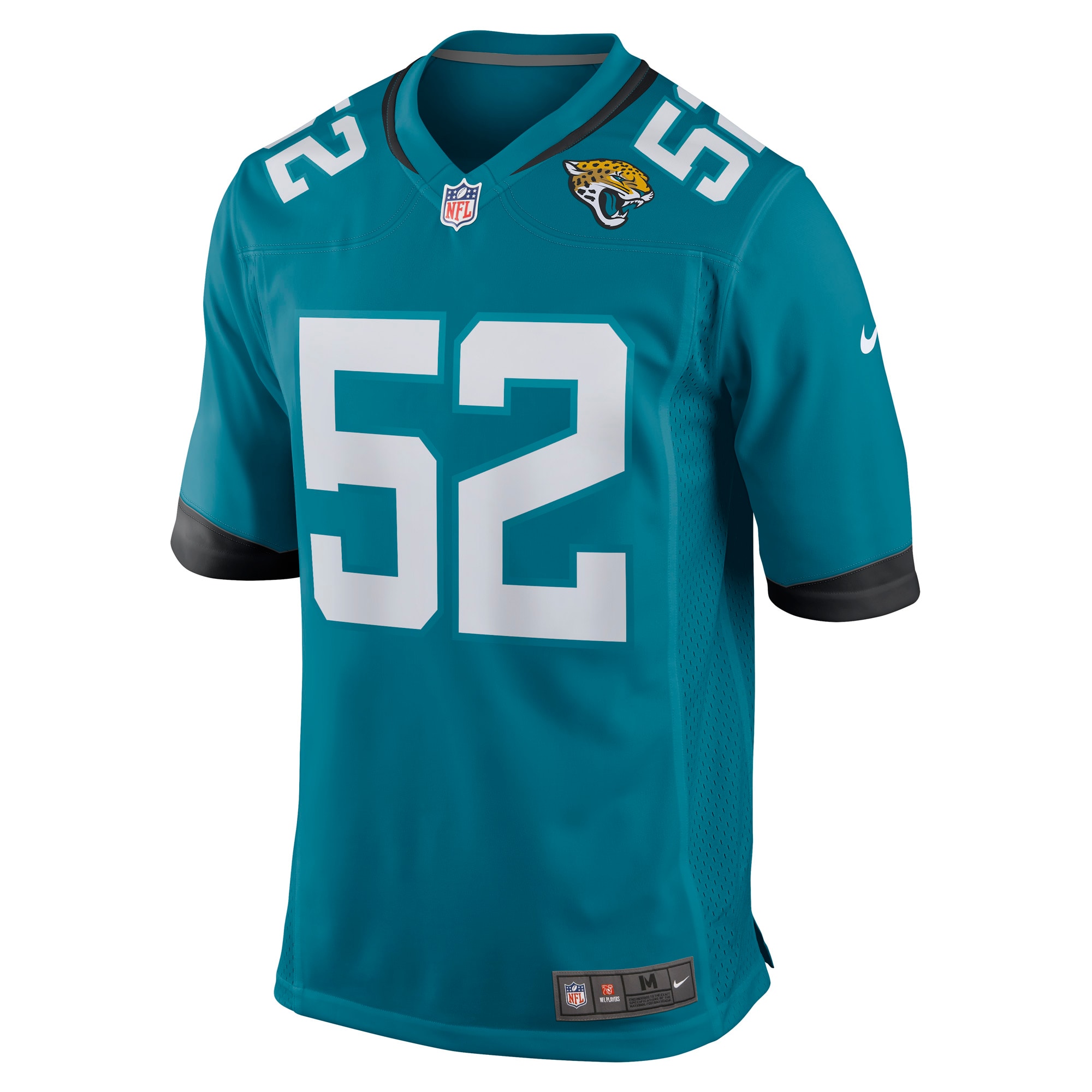 DaVon Hamilton Jacksonville JaguarsGame Jersey - Teal